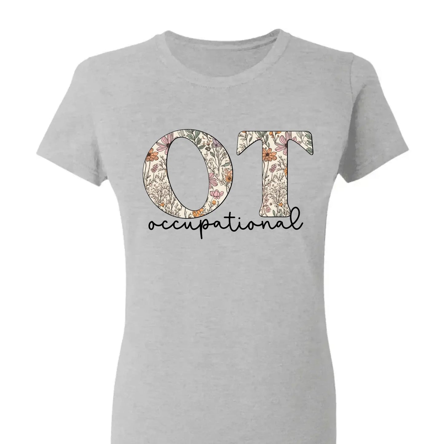 Custom Floral Teacher Shirt with Name – Personalized Back to School Shirt for Grade Level, Subject, or Teacher Name Ezcustomize