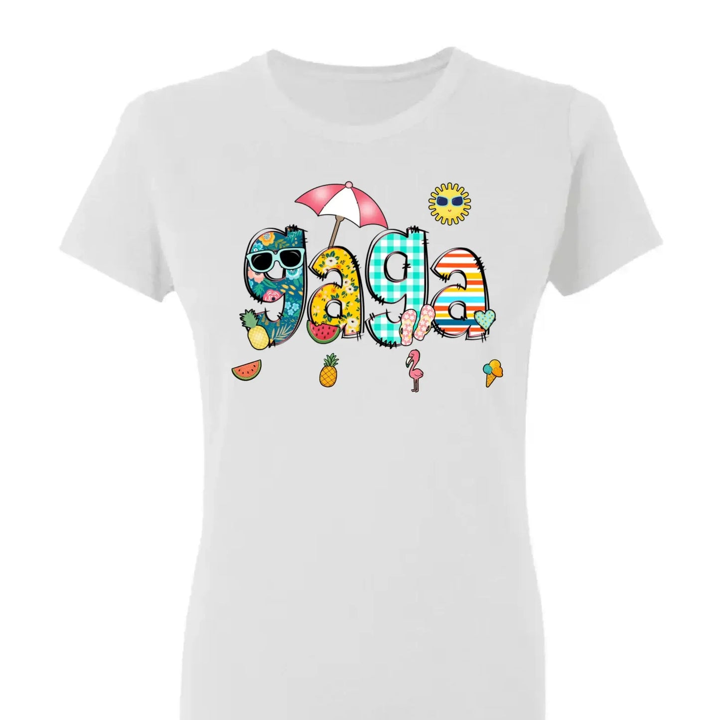 Custom Grandma & Grandkids Beach Shirt – Personalized T-Shirt for Nana, Mama, Mimi with Kids’ Names – Fun Summer or Birthday Gift Ezcustomize