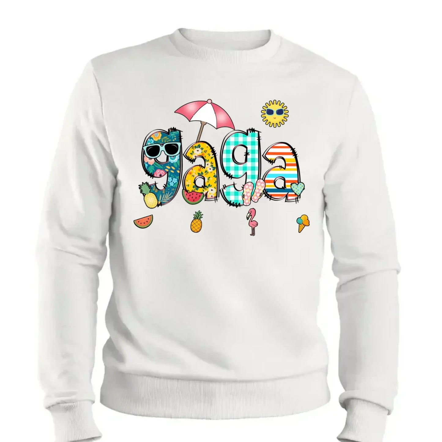 Custom Grandma & Grandkids Beach Shirt – Personalized T-Shirt for Nana, Mama, Mimi with Kids’ Names – Fun Summer or Birthday Gift Ezcustomize
