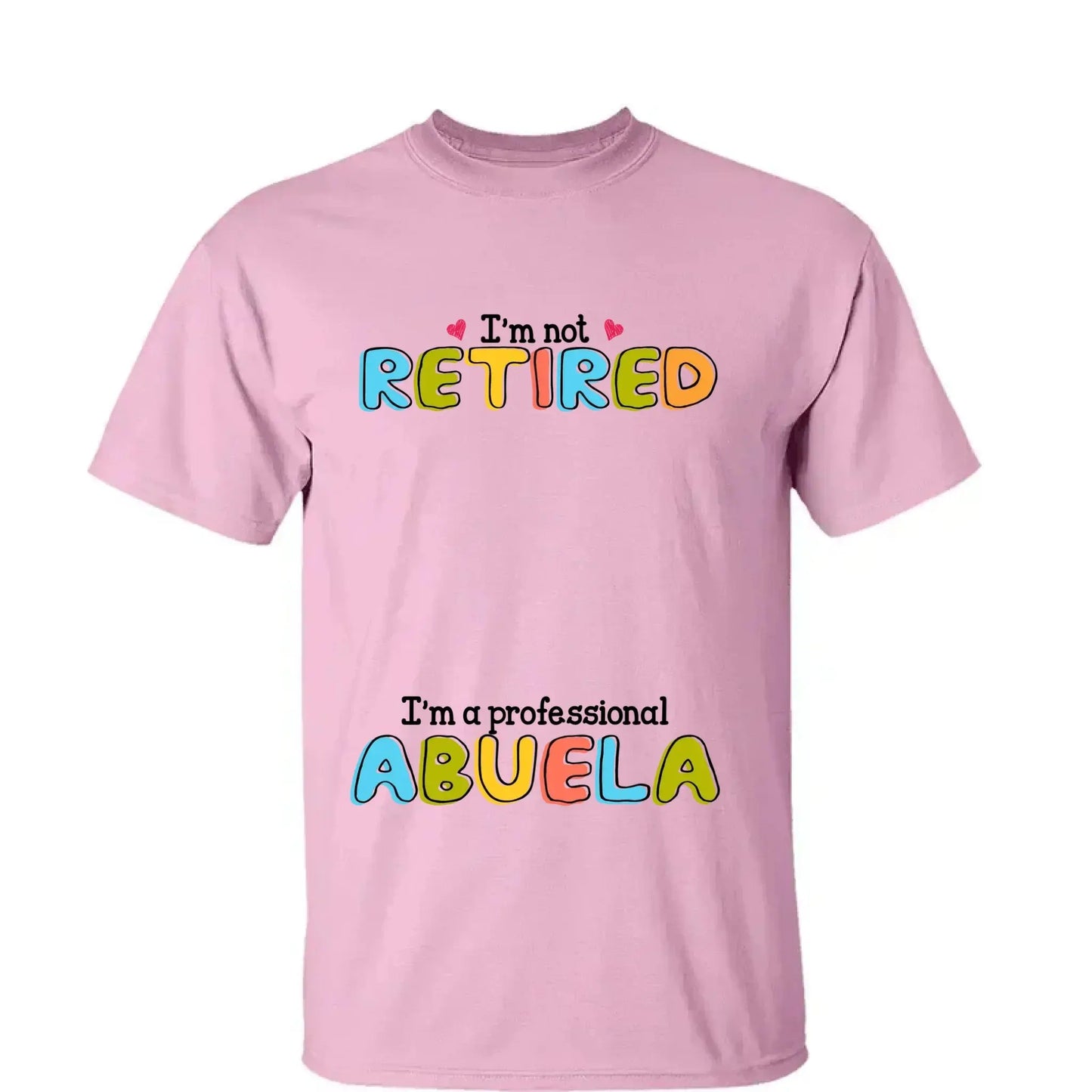 Custom Grandmother T-Shirt - I'm Not Retired, I'm a Professional Grandma Stick Figure Design Ezcustomize