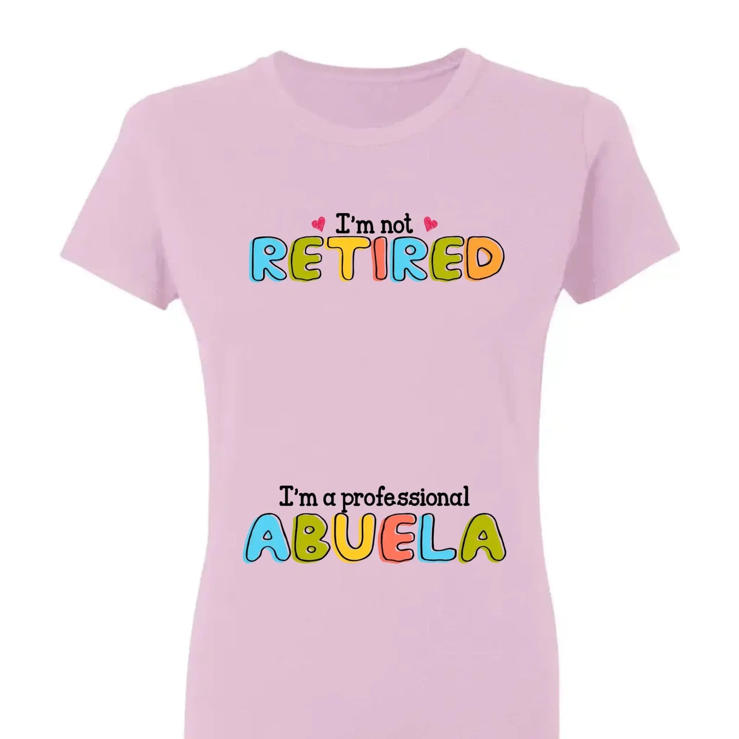 Custom Grandmother T-Shirt - I'm Not Retired, I'm a Professional Grandma Stick Figure Design Ezcustomize