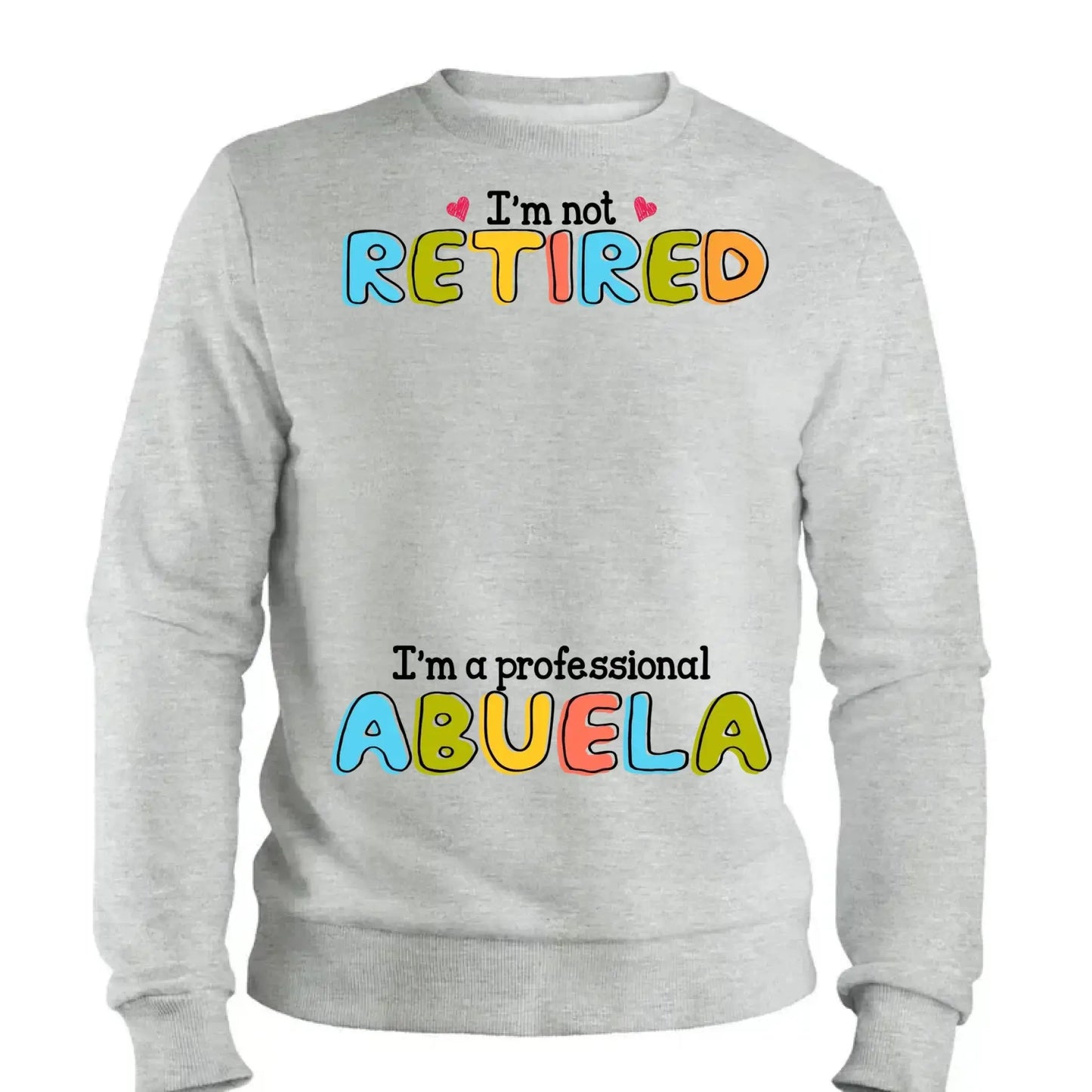 Custom Grandmother T-Shirt - I'm Not Retired, I'm a Professional Grandma Stick Figure Design Ezcustomize