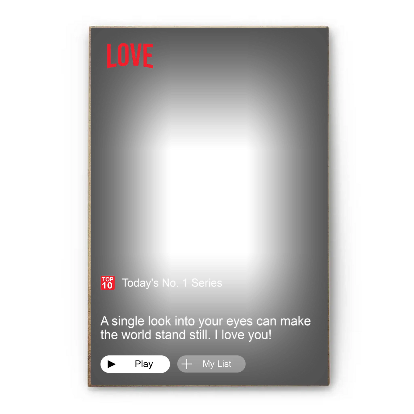 Custom Loveflix Poster – Personalized Couple Canvas Inspired by Romantic Streaming Scenes, Valentine’s Day Gift for Him or Her Ezcustomize