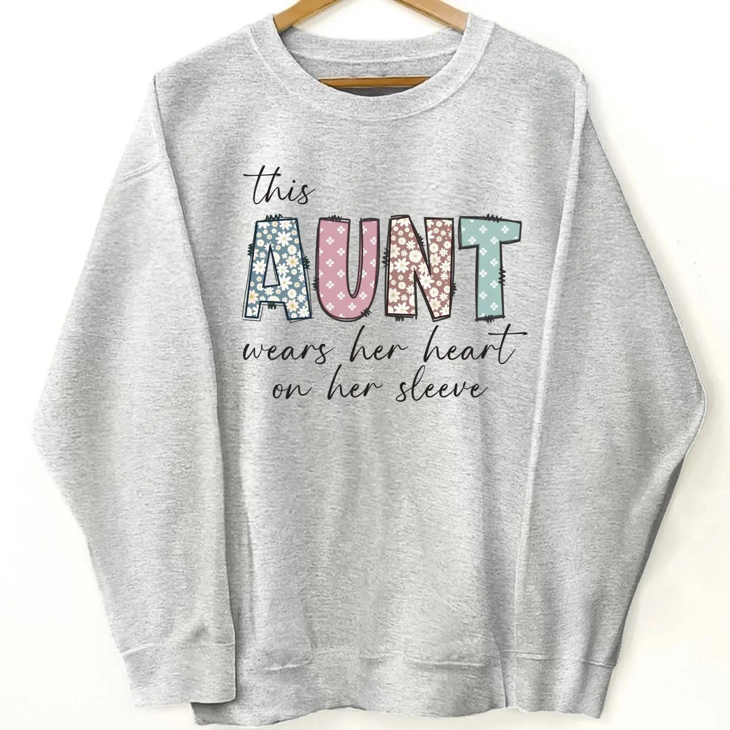 Custom Mama Heart Sleeve Sweatshirt – Personalized Kids' Names Gift for Mom, Nana, or Grandma Ezcustomize