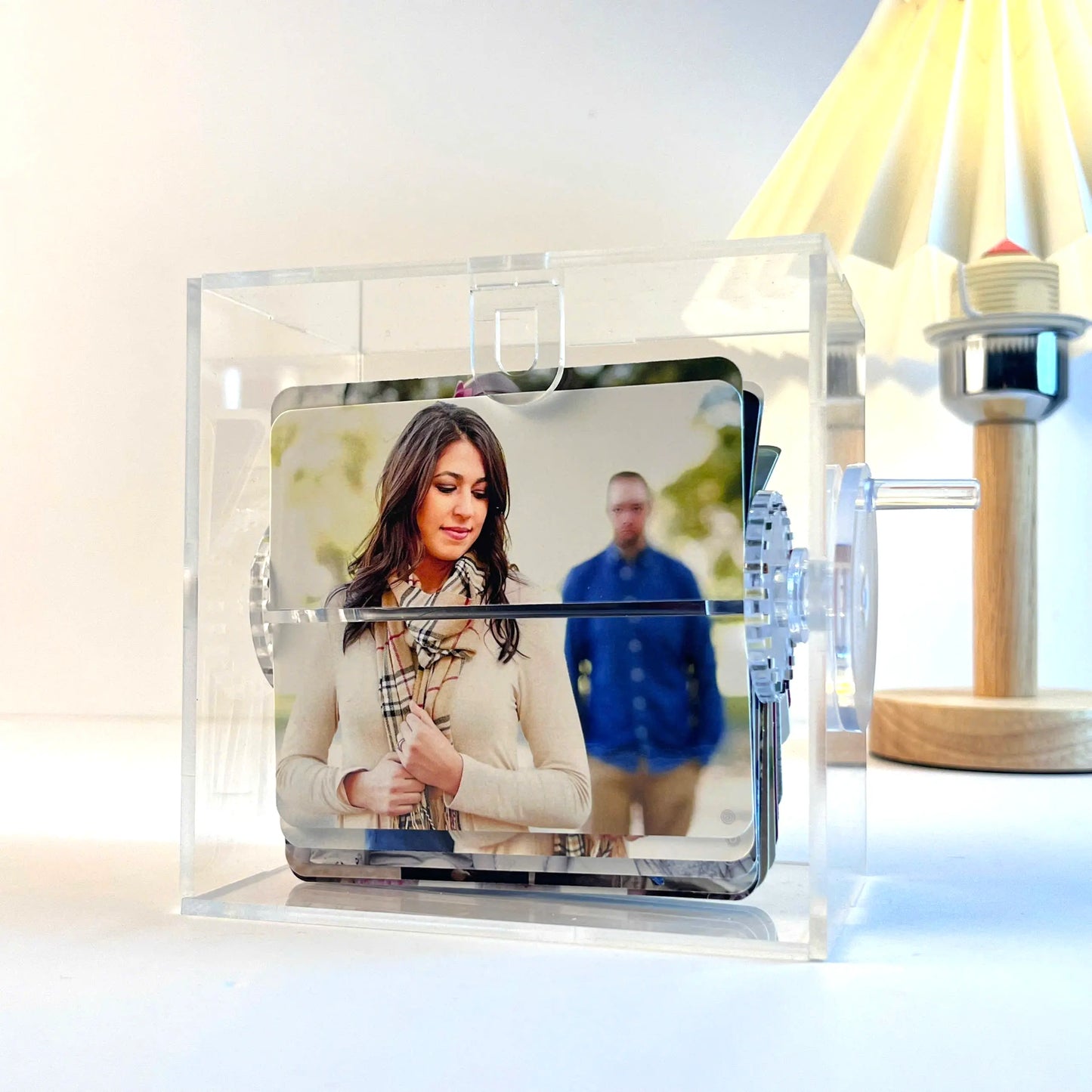 Custom Mechanical Animation Machine with Hand Motion, Photo Album, Desktop Decoration, Creative Gift. Ezcustomize