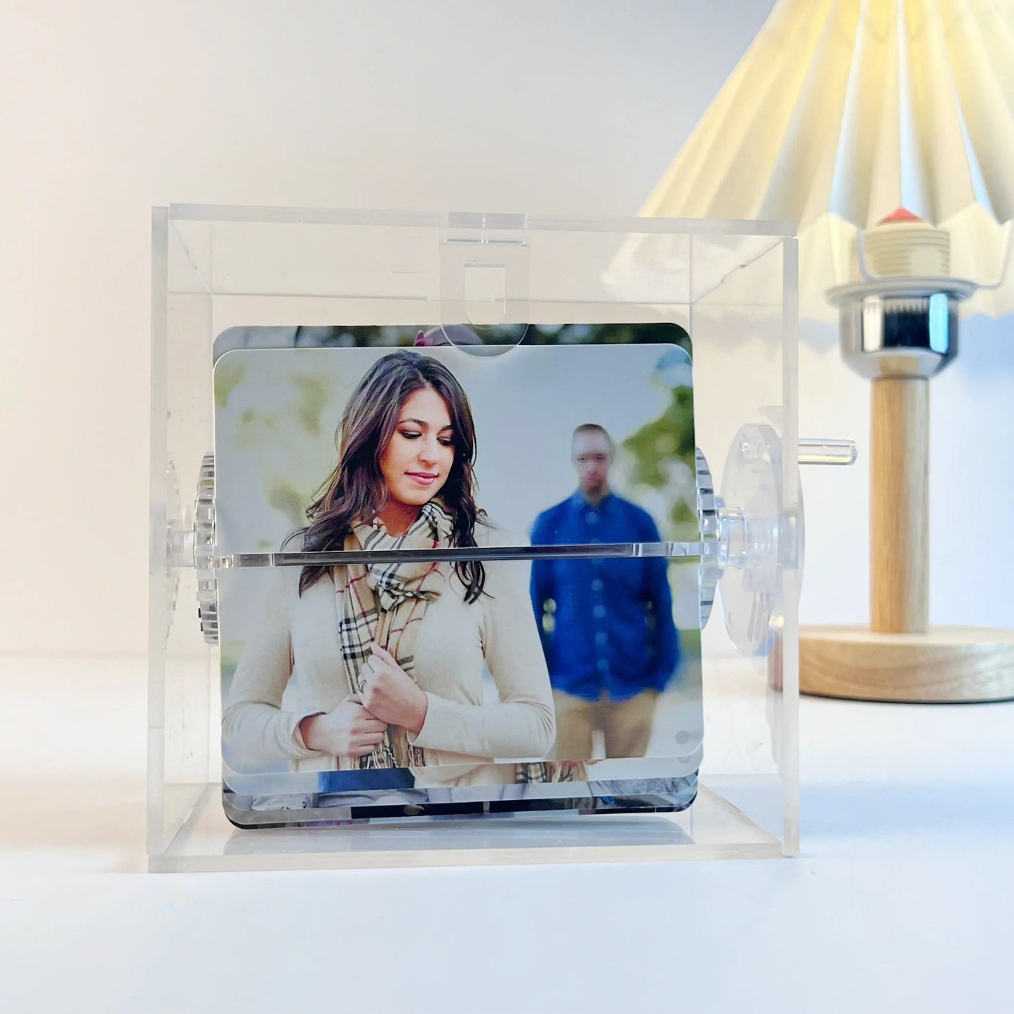 Custom Mechanical Animation Machine with Hand Motion, Photo Album, Desktop Decoration, Creative Gift. Ezcustomize
