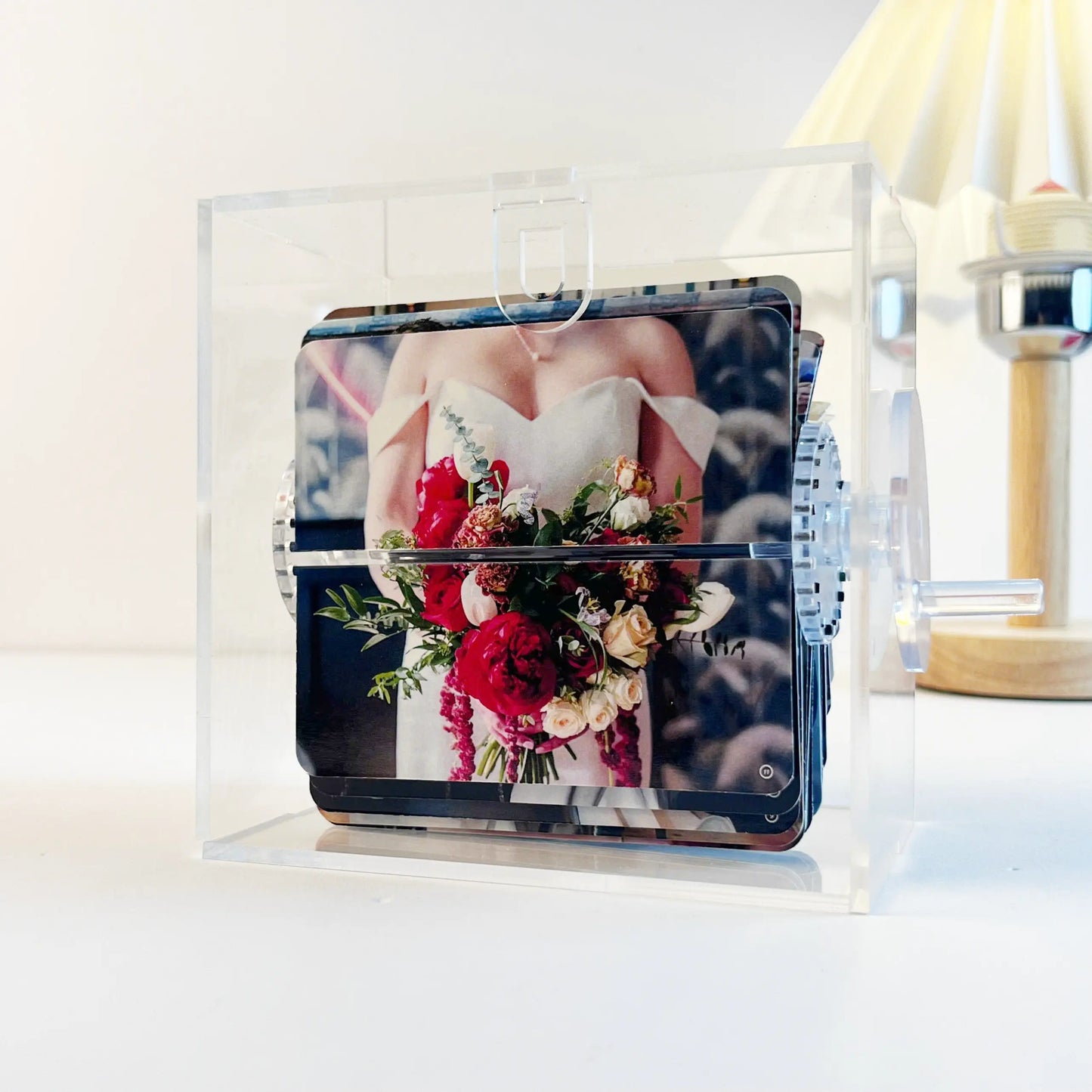 Custom Mechanical Animation Machine with Hand Motion, Photo Album, Desktop Decoration, Creative Gift. Ezcustomize
