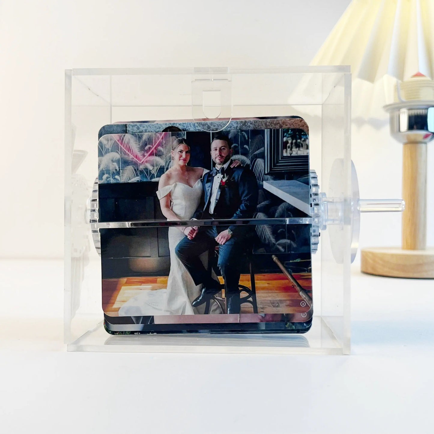 Custom Mechanical Animation Machine with Hand Motion, Photo Album, Desktop Decoration, Creative Gift. Ezcustomize