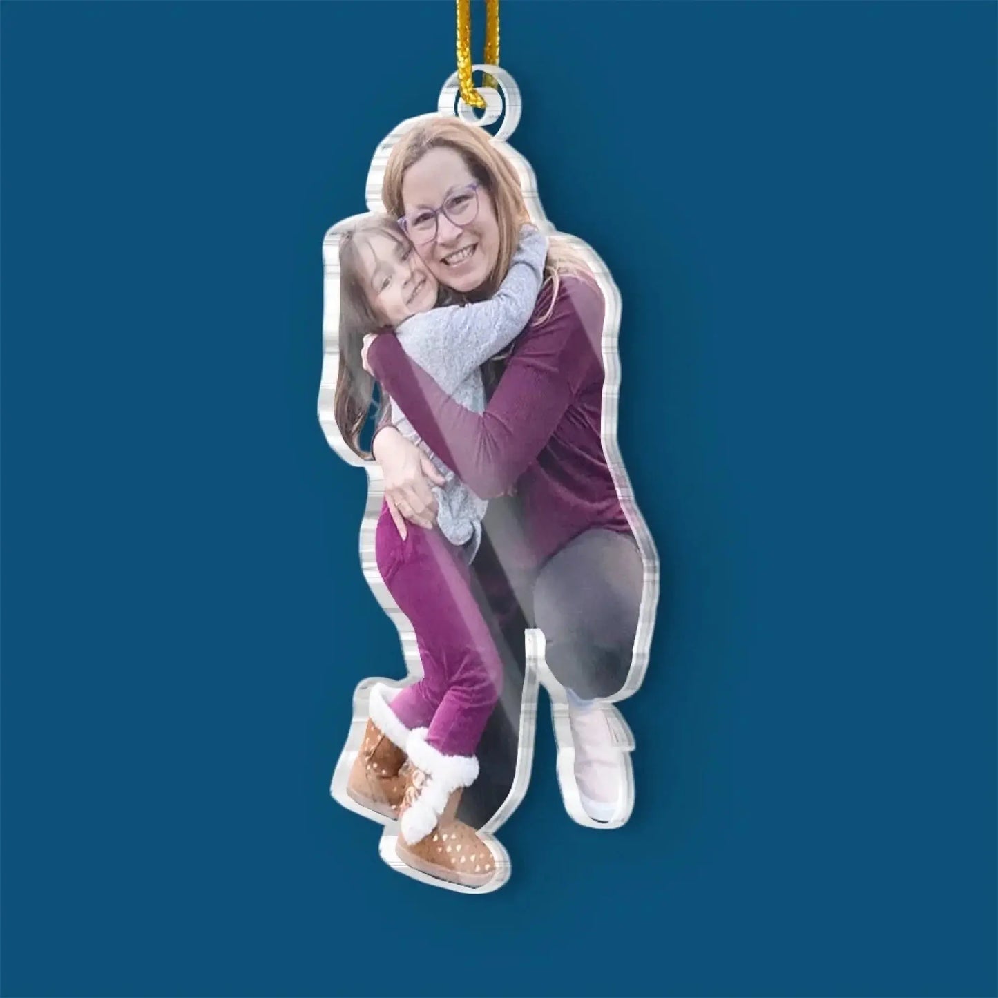 Custom Photo A Grandmother's Love Is Forever And Always - Family Personalized Custom Ornament - Acrylic Custom Shaped - Christmas Gift For Grandma Ezcustomize