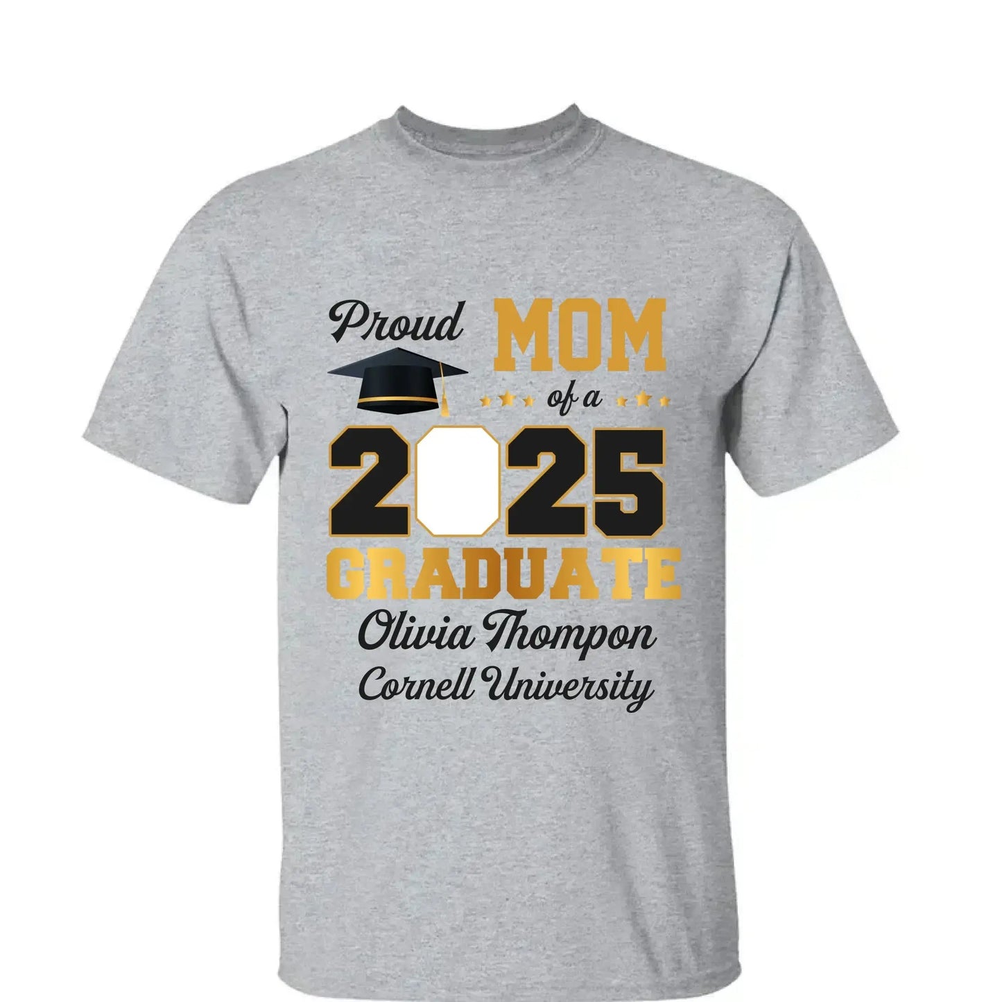 Custom Photo "Congratulations On Your Graduation" – Family Personalized Unisex T-Shirt, Premium Tee, or Hoodie, Graduation Gift for Siblings, Brothers, Sisters & Family Members Ezcustomize