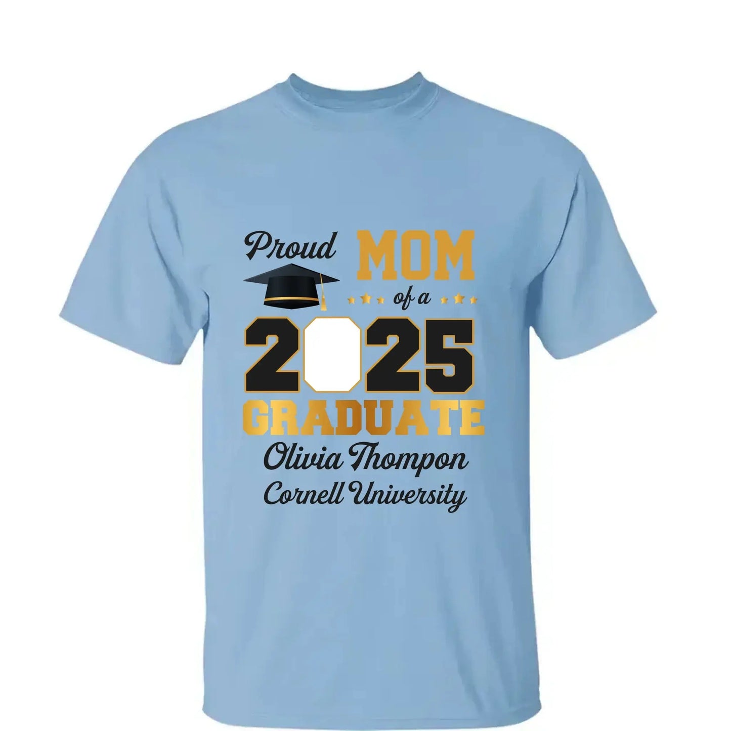 Custom Photo "Congratulations On Your Graduation" – Family Personalized Unisex T-Shirt, Premium Tee, or Hoodie, Graduation Gift for Siblings, Brothers, Sisters & Family Members Ezcustomize