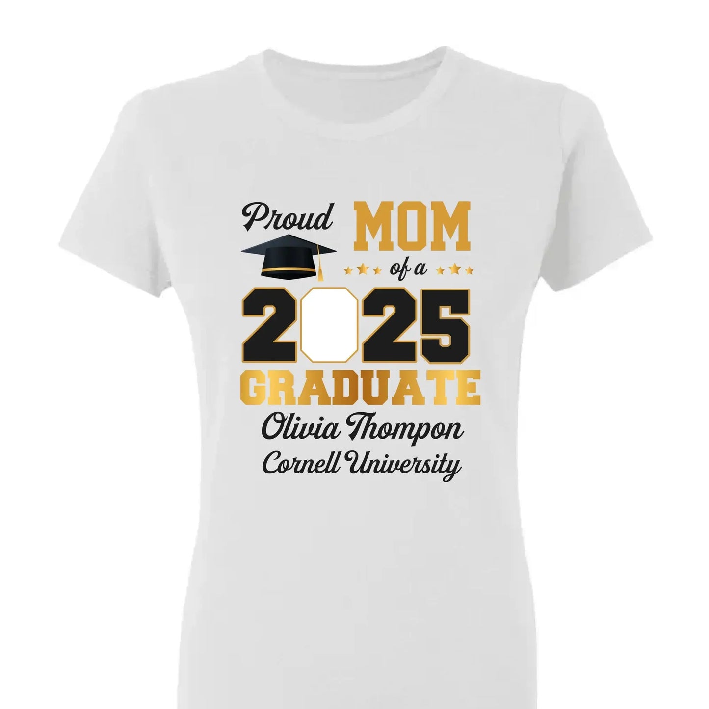 Custom Photo "Congratulations On Your Graduation" – Family Personalized Unisex T-Shirt, Premium Tee, or Hoodie, Graduation Gift for Siblings, Brothers, Sisters & Family Members Ezcustomize