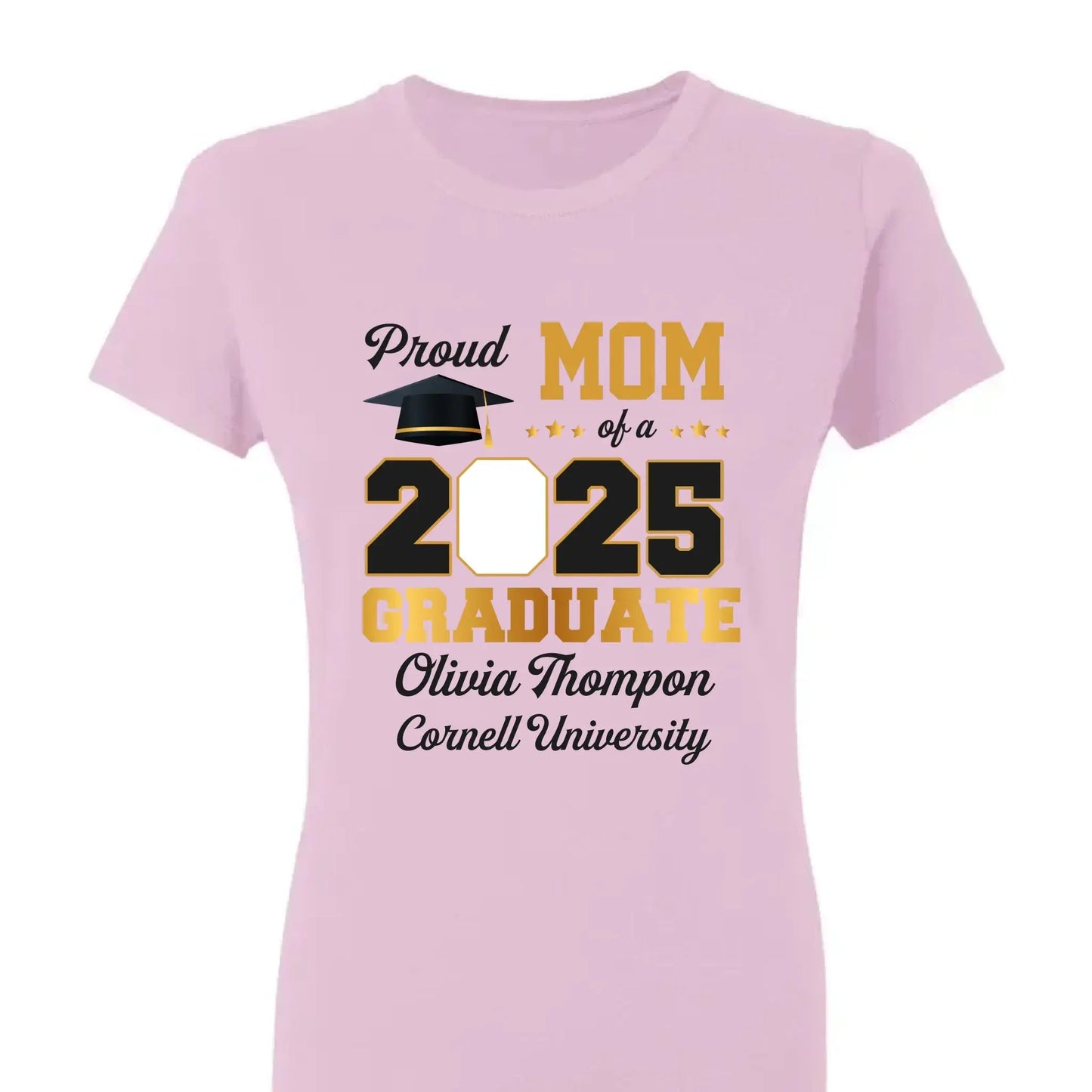 Custom Photo "Congratulations On Your Graduation" – Family Personalized Unisex T-Shirt, Premium Tee, or Hoodie, Graduation Gift for Siblings, Brothers, Sisters & Family Members Ezcustomize