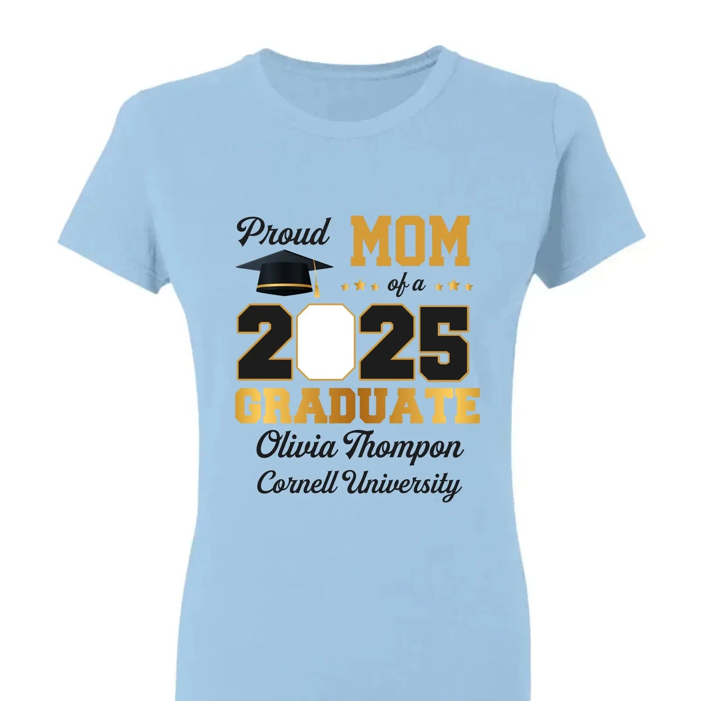 Custom Photo "Congratulations On Your Graduation" – Family Personalized Unisex T-Shirt, Premium Tee, or Hoodie, Graduation Gift for Siblings, Brothers, Sisters & Family Members Ezcustomize