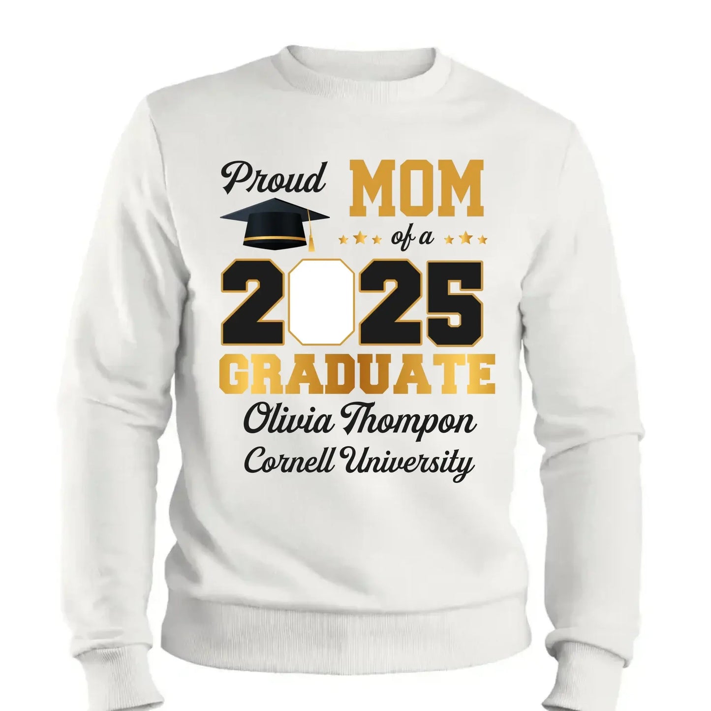Custom Photo "Congratulations On Your Graduation" – Family Personalized Unisex T-Shirt, Premium Tee, or Hoodie, Graduation Gift for Siblings, Brothers, Sisters & Family Members Ezcustomize