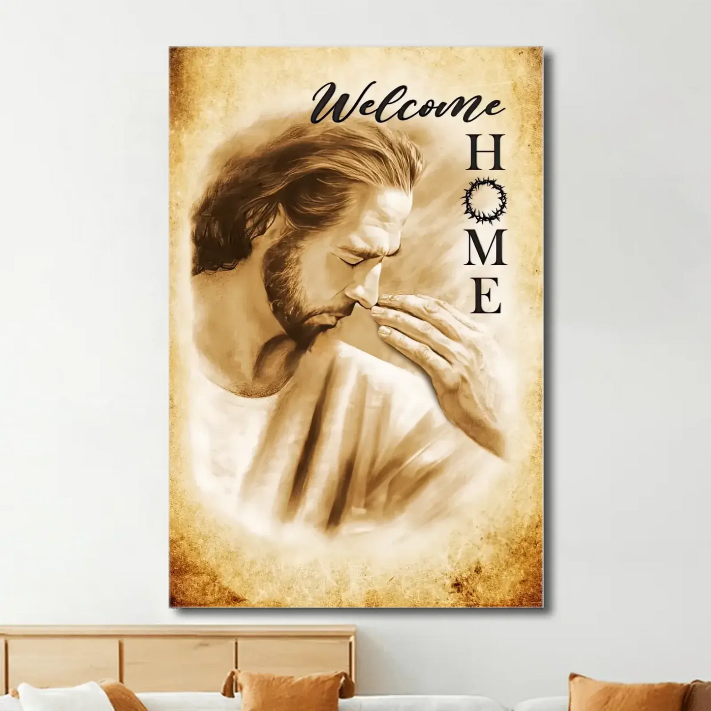 Custom Photo "Remembering You With Love" Memorial Art – Personalized Vertical Poster/Canvas – Sympathy Gift for Family Members & Pet Lovers Ezcustomize