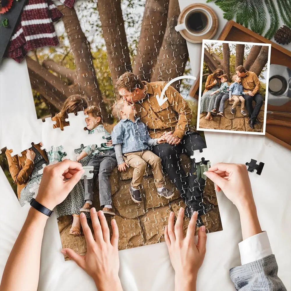Custom Puzzle From Photo - Personalized Jigsaw Puzzles With Picture Ezcustomize