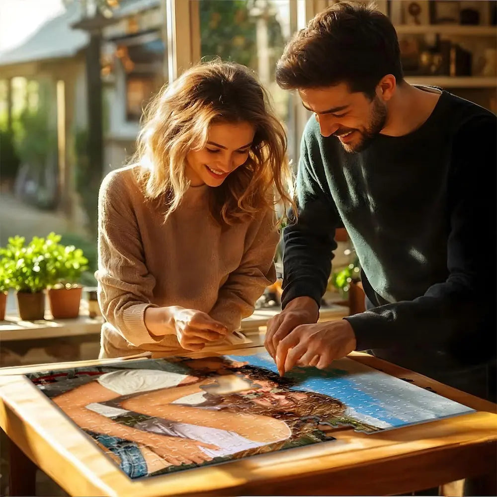 Custom Puzzle From Photo - Personalized Jigsaw Puzzles With Picture Ezcustomize