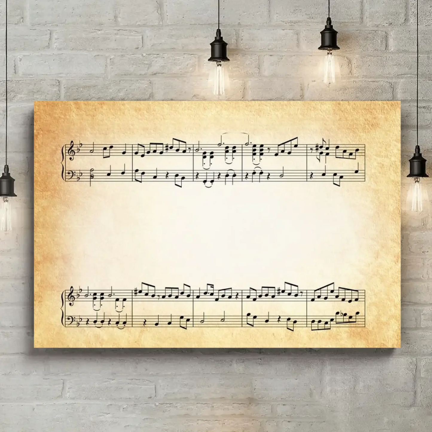 Custom Song Lyrics Wall Art – Personalized Canvas or Poster with Names and Date, Romantic Music Gift for Couples Ezcustomize
