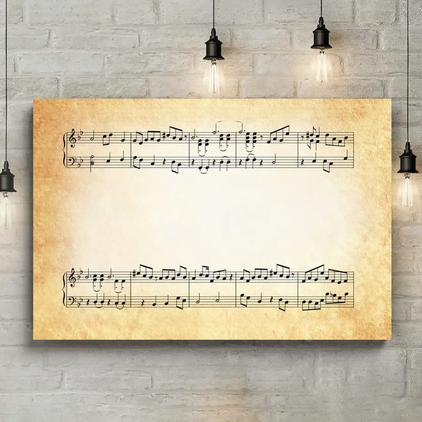 Custom Song Lyrics Wall Art – Personalized Canvas or Poster with Names and Date, Romantic Music Gift for Couples Ezcustomize
