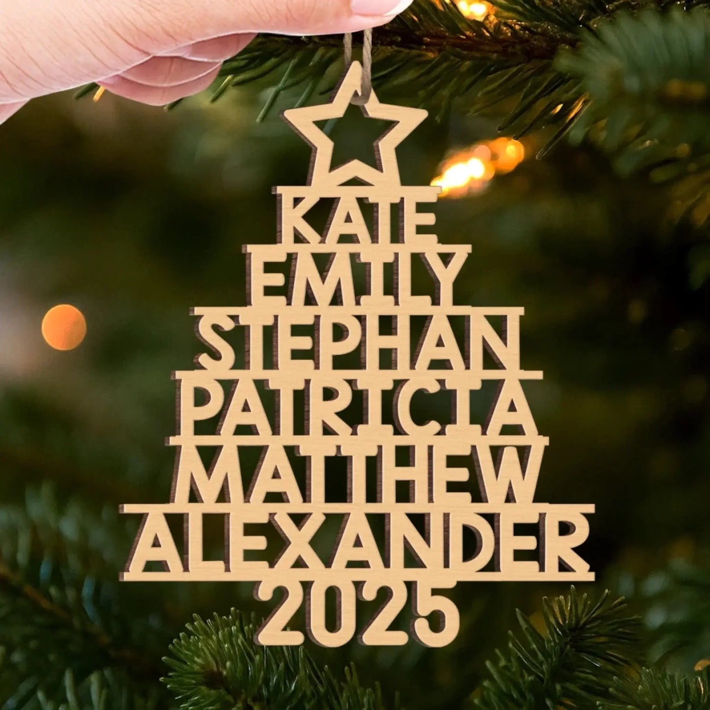 Custom Wood Ornament - Personalized Christmas Birthday Gifts For Family, Kids - The Best Part Of Christmas Holiday Ezcustomize