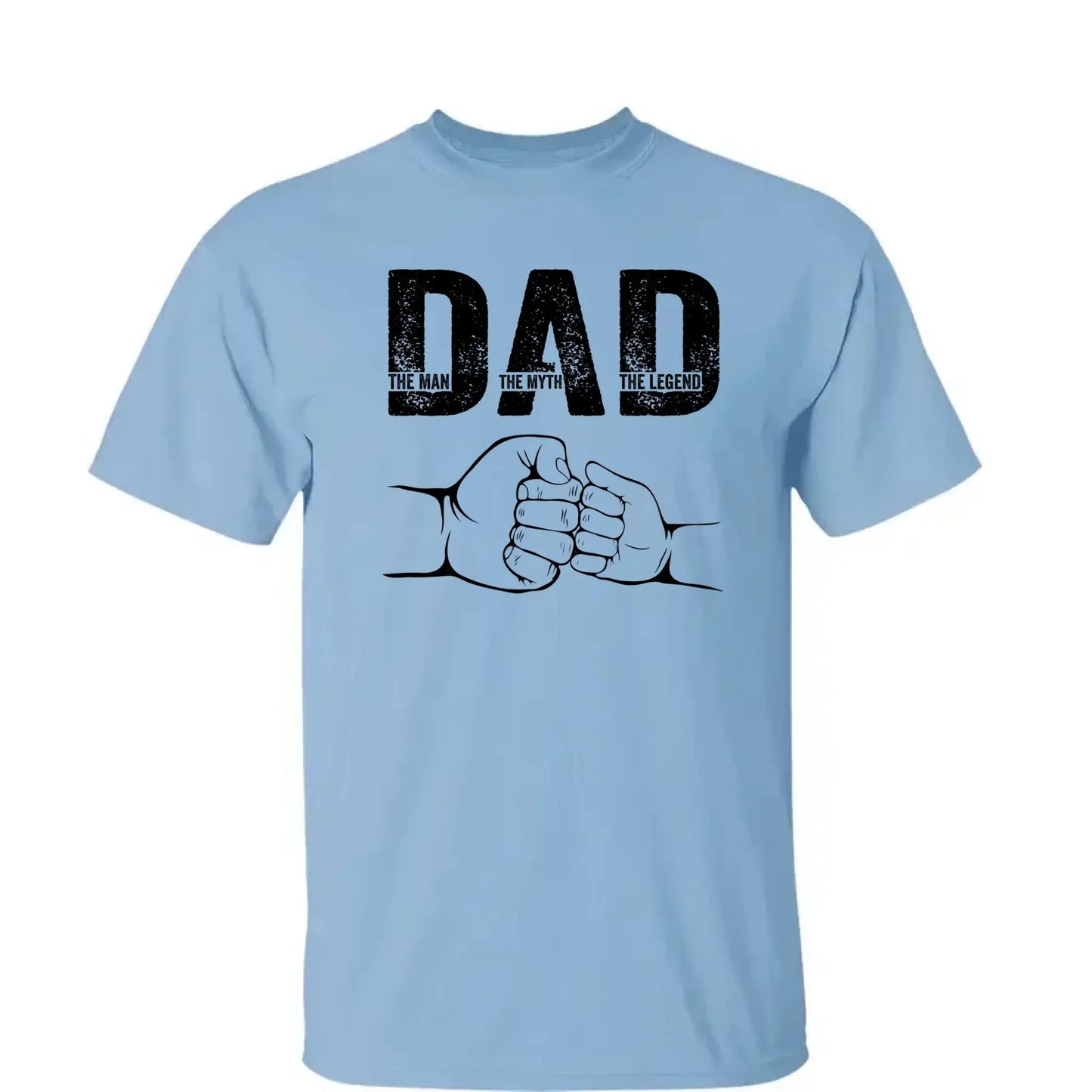 Dad: The Man, The Myth, The Legend – Personalized T-Shirt – Custom Father’s Day Gift for Dad, Papa, or Husband Ezcustomize