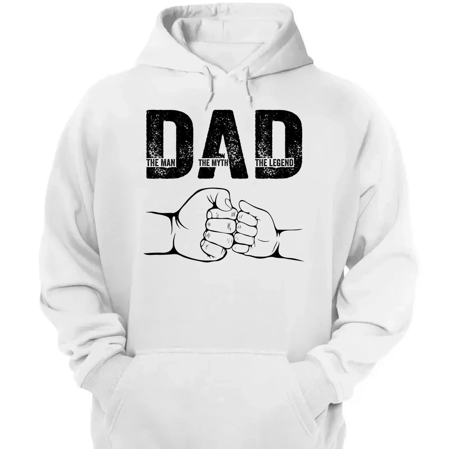 Dad: The Man, The Myth, The Legend – Personalized T-Shirt – Custom Father’s Day Gift for Dad, Papa, or Husband Ezcustomize