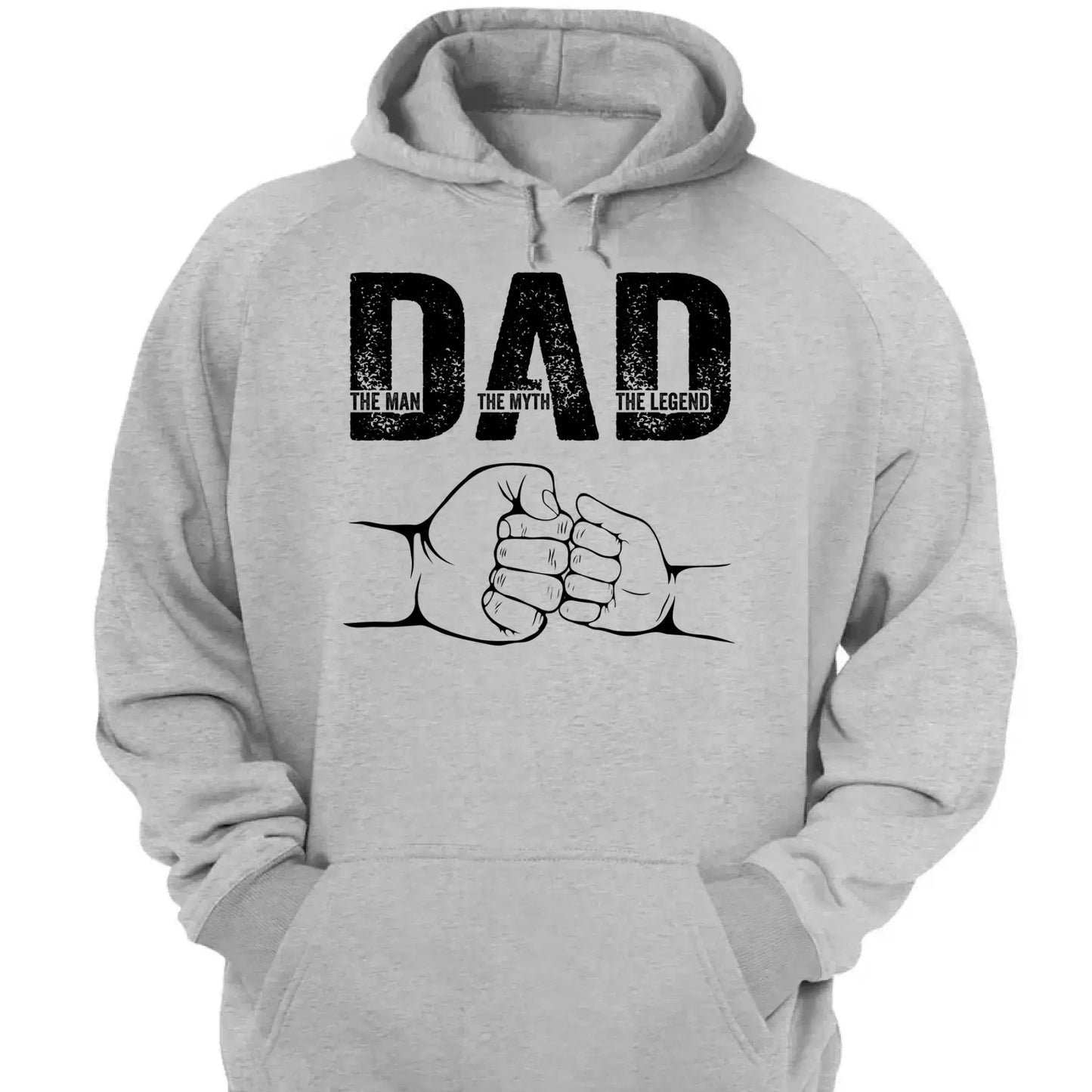 Dad: The Man, The Myth, The Legend – Personalized T-Shirt – Custom Father’s Day Gift for Dad, Papa, or Husband Ezcustomize