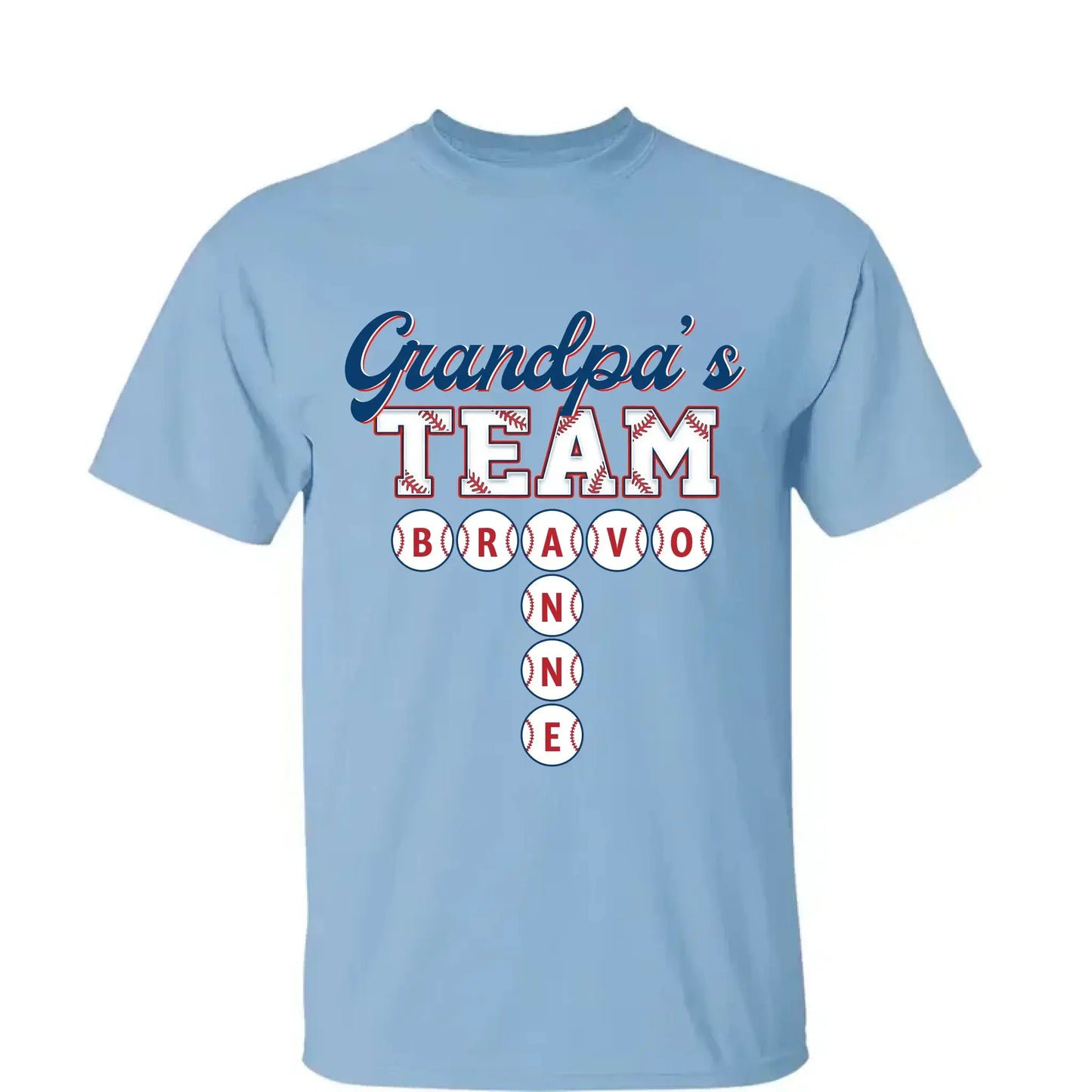 Daddy’s Baseball Team Shirt – Personalized Crossword Puzzle T-Shirt – Custom Gift for Sports Dad with Kids’ Names Ezcustomize