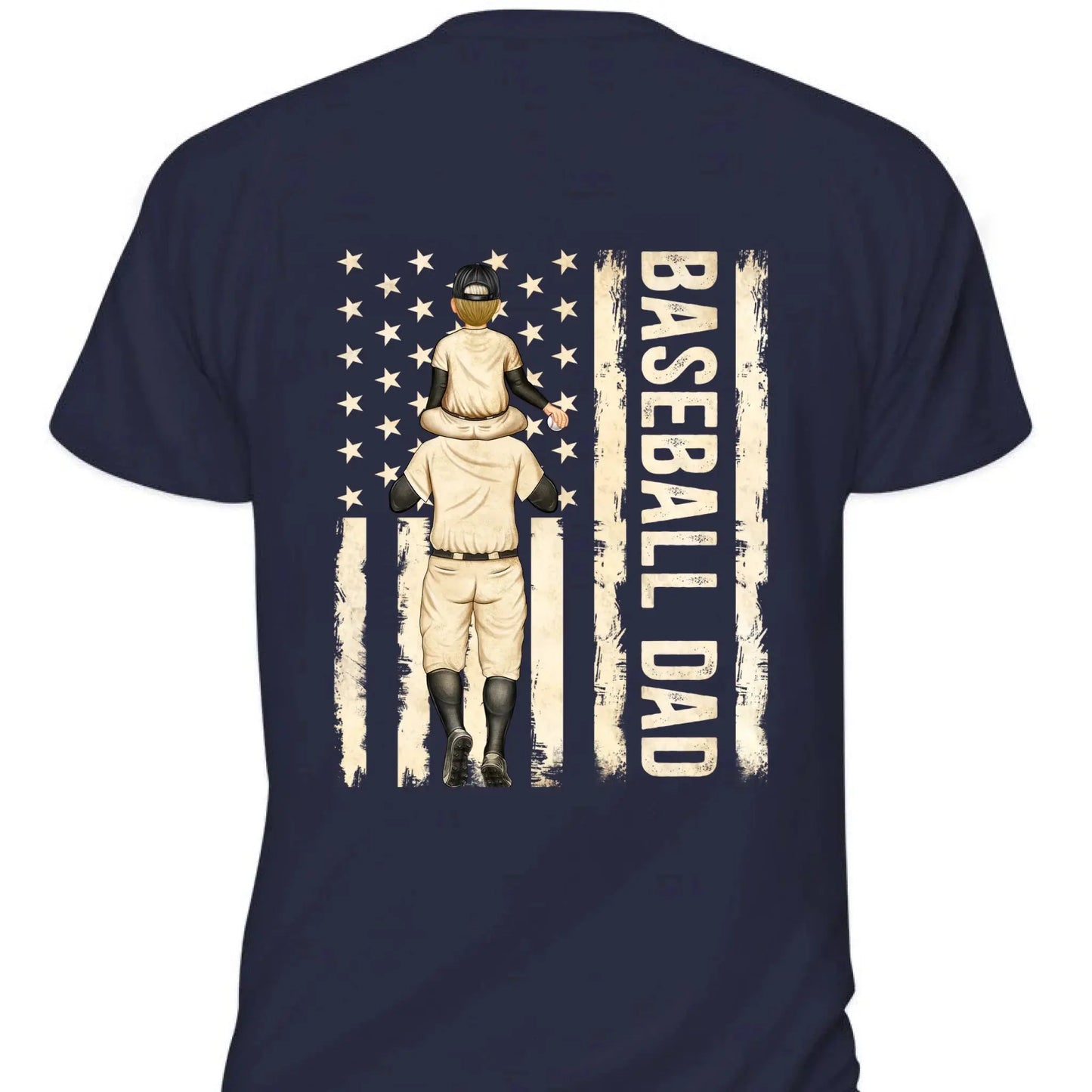 Dear Dad, We’re Awesome Thank You Shirt – Personalized Custom T-Shirt – Birthday or Father’s Day Gift for Baseball & Softball Fans Ezcustomize