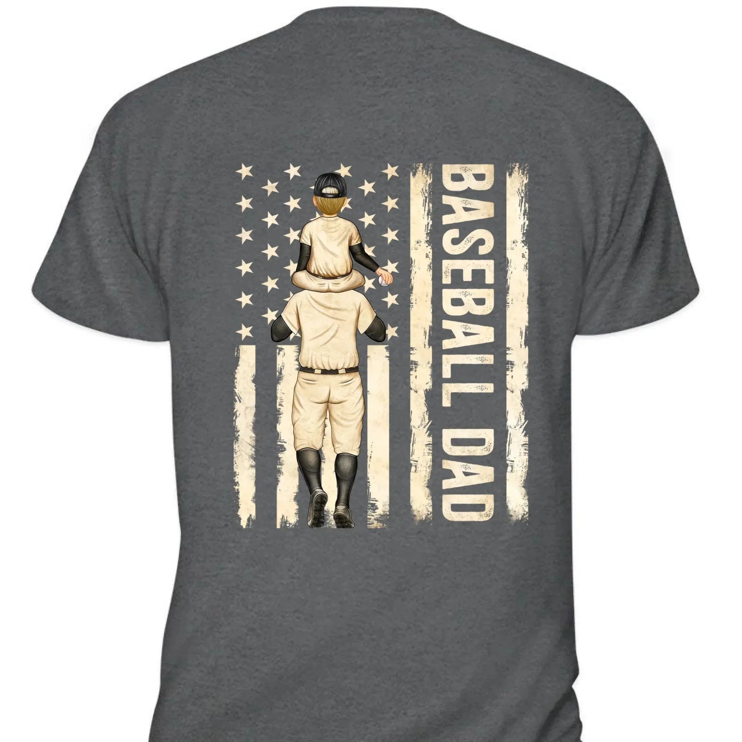 Dear Dad, We’re Awesome Thank You Shirt – Personalized Custom T-Shirt – Birthday or Father’s Day Gift for Baseball & Softball Fans Ezcustomize