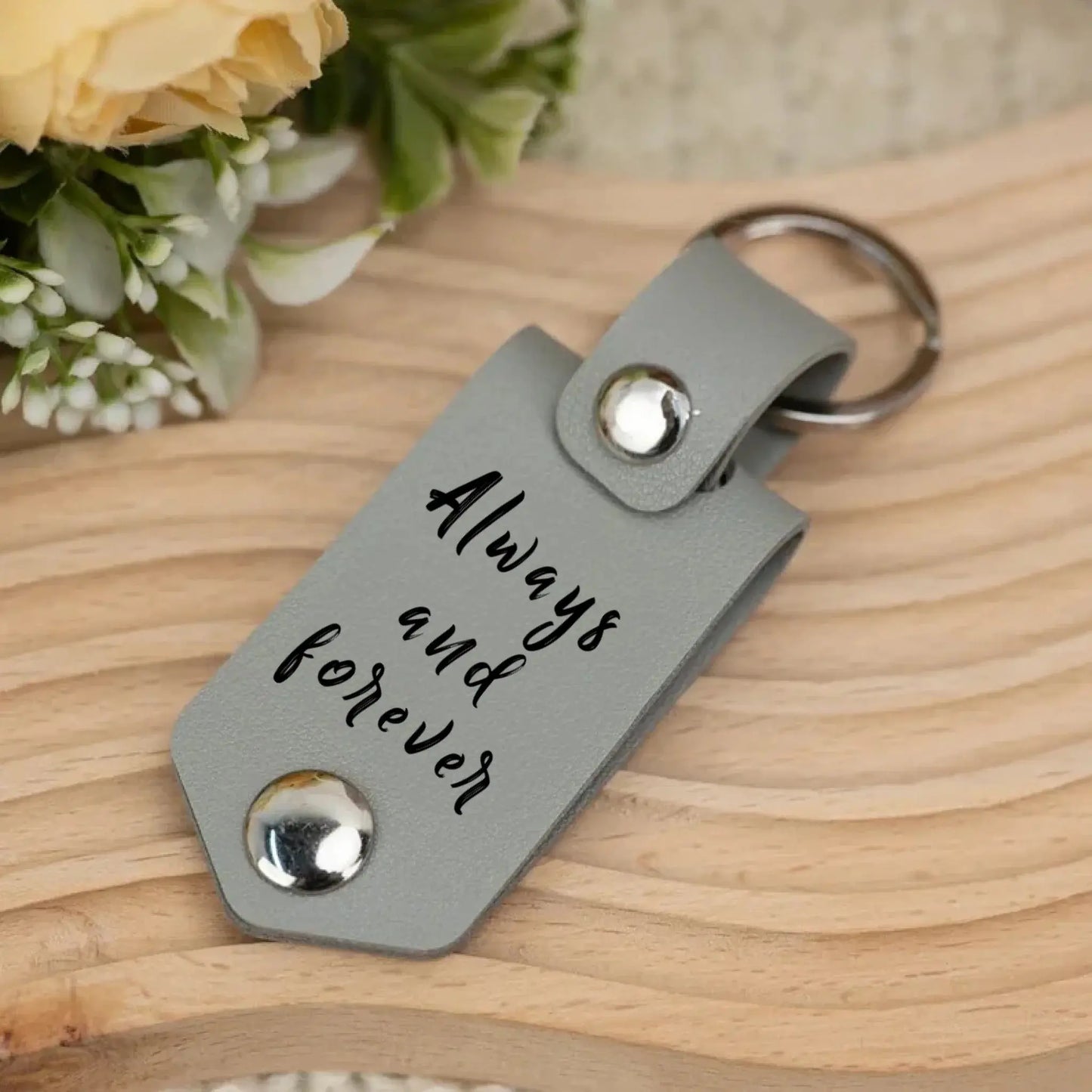 Drive Safe My Love, Custom Leather Keychain Ezcustomize