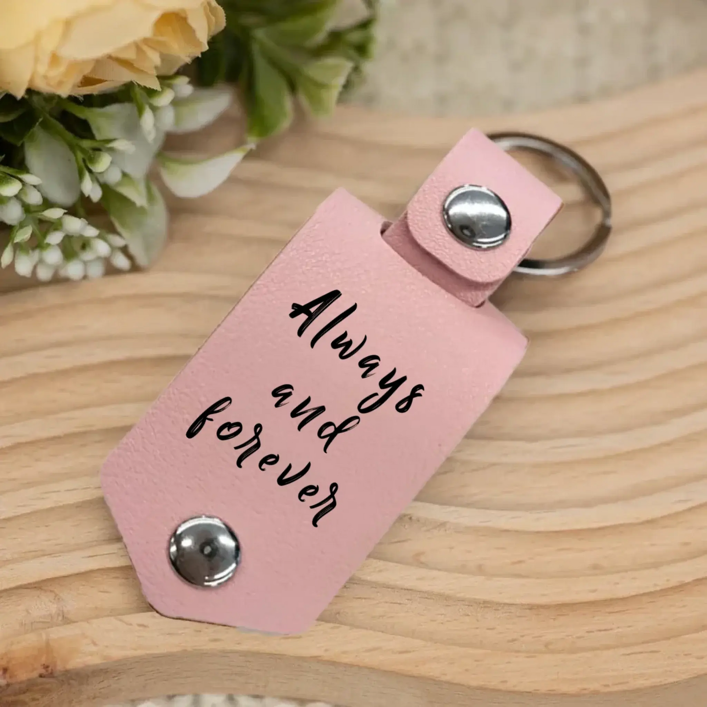 Drive Safe My Love, Custom Leather Keychain Ezcustomize