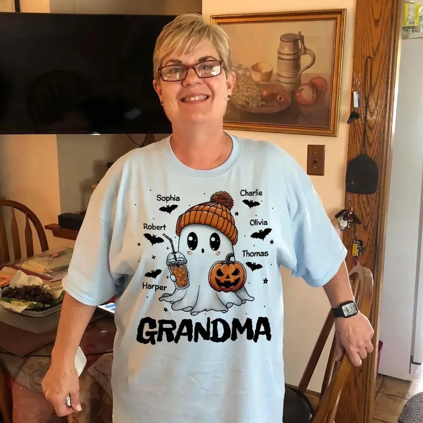 Fall Season Halloween Boo Design – Personalized Shirt – Fun Custom Gift for Spooky Season, Halloween Parties & Autumn Lovers Ezcustomize