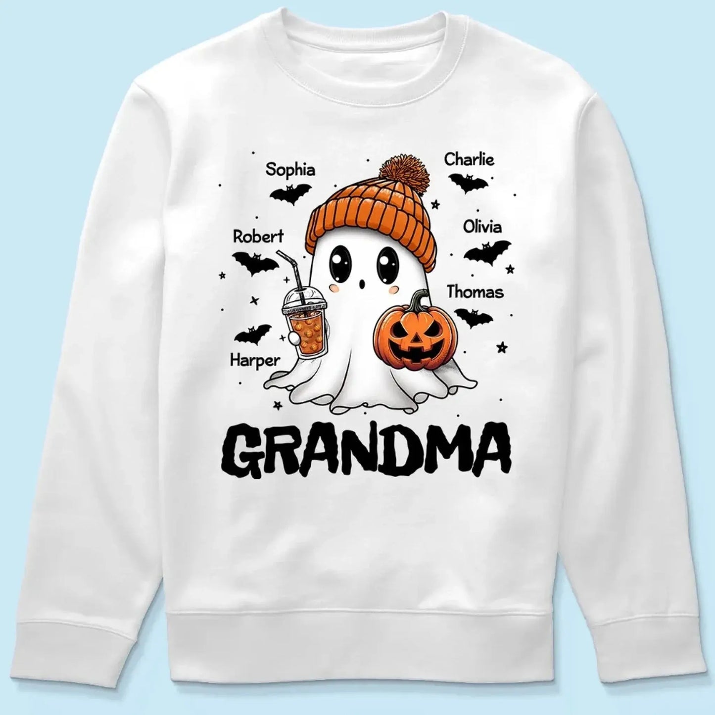 Fall Season Halloween Boo Design – Personalized Shirt – Fun Custom Gift for Spooky Season, Halloween Parties & Autumn Lovers Ezcustomize