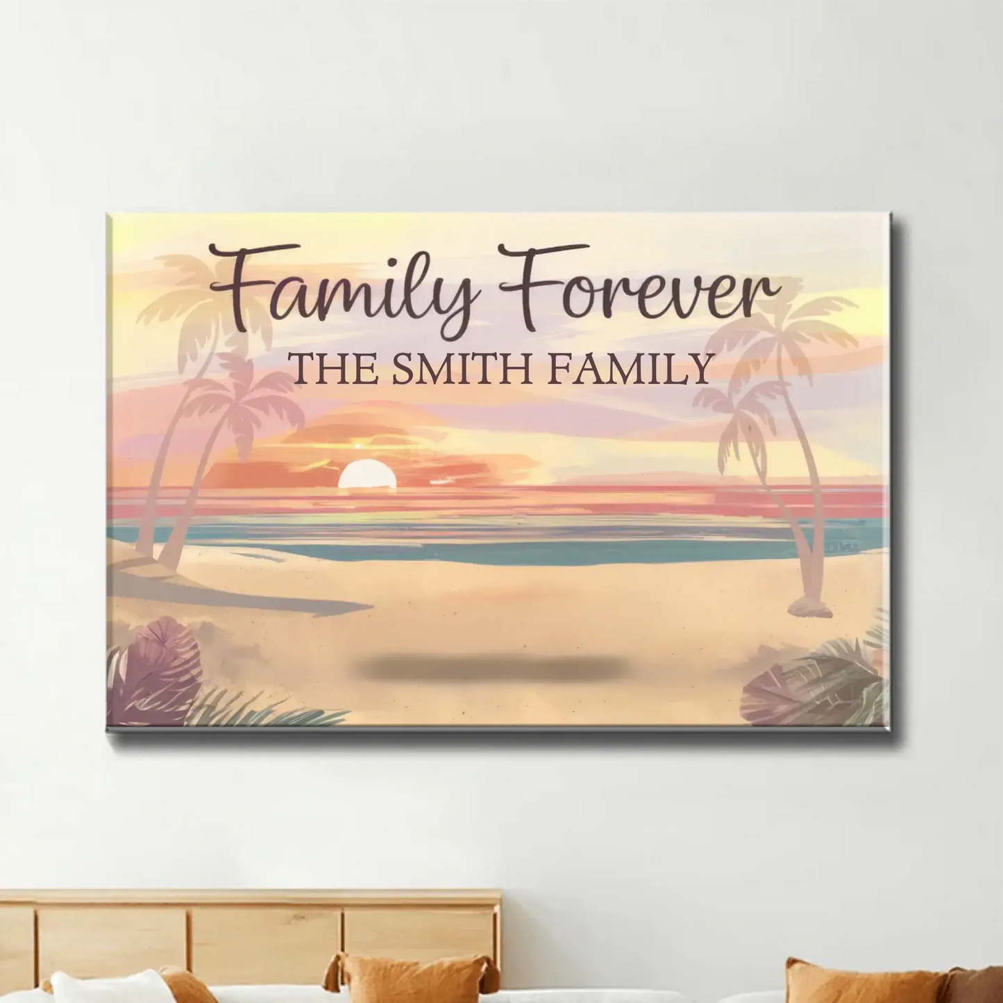 Family Forever, The Bonds That Hold Us Strong" – Personalized Poster/Canvas, Gift for Family Members Ezcustomize