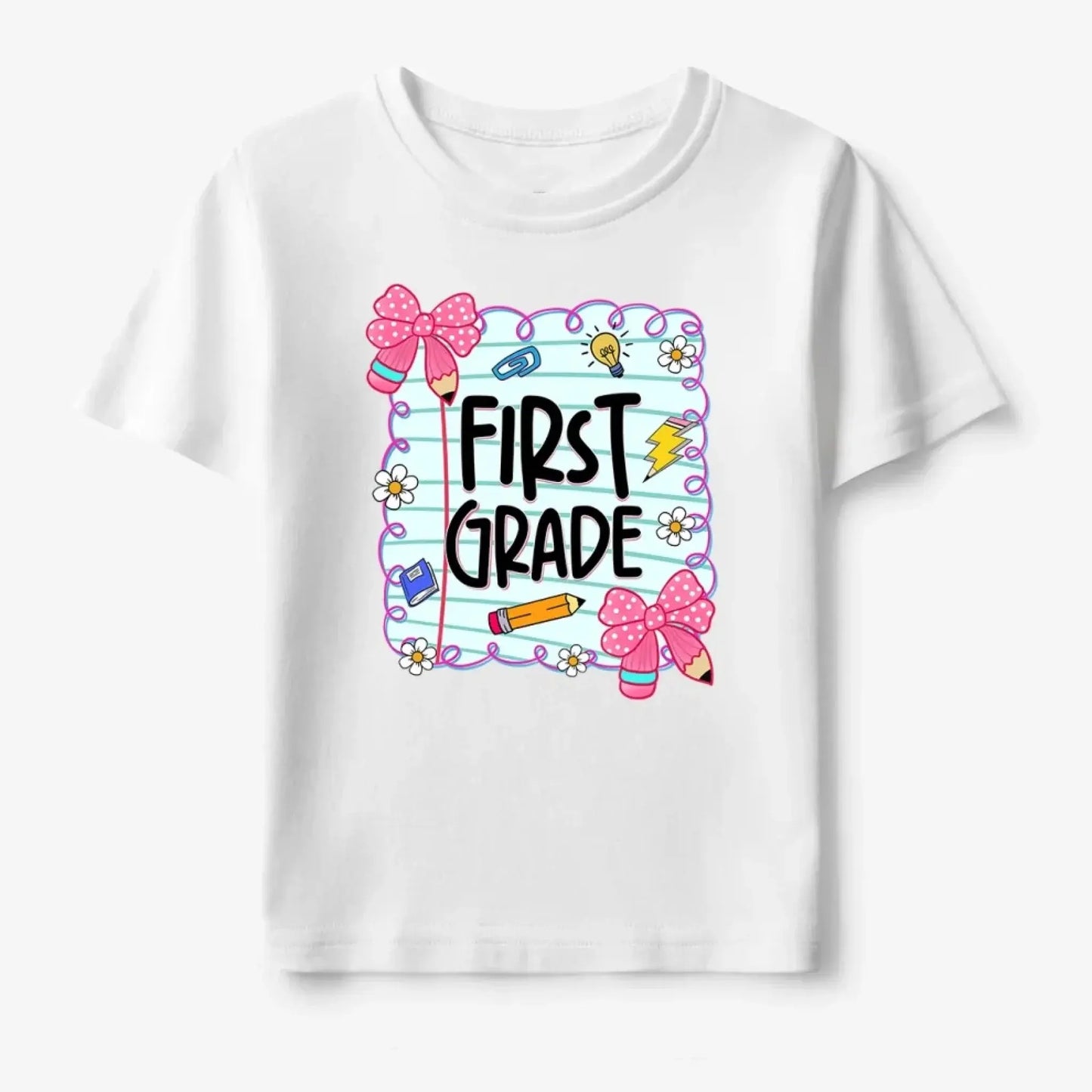 First Day of School Design – Personalized Shirt for Kids – Custom Back-to-School Gift for Students, Preschoolers & Little Learners Ezcustomize