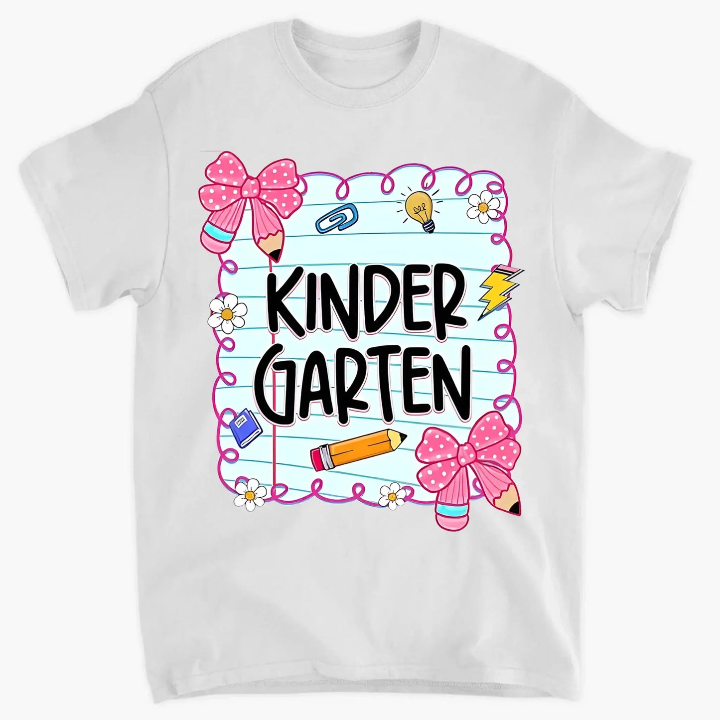 First Day of School Design – Personalized Shirt for Kids – Custom Back-to-School Gift for Students, Preschoolers & Little Learners Ezcustomize