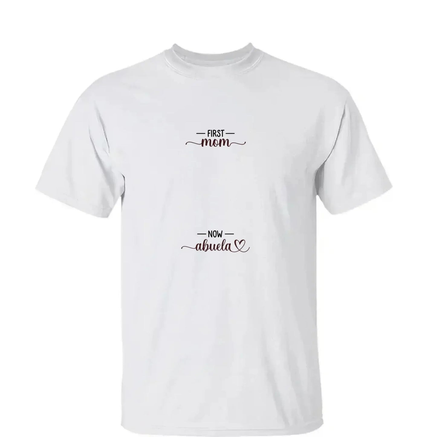 First Mom Now Grandma – Personalized Custom Shirt, Thoughtful Gift for Moms Turned Grandmas Ezcustomize