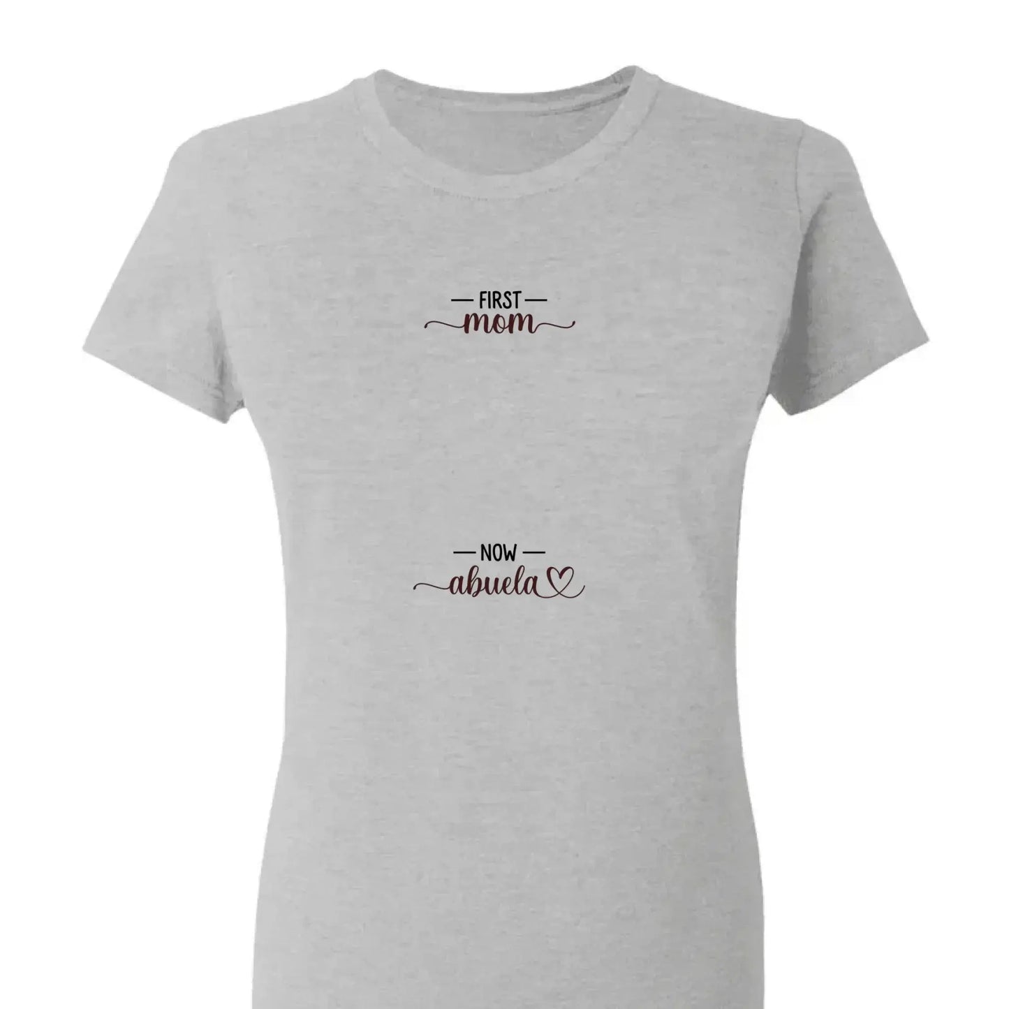 First Mom Now Grandma – Personalized Custom Shirt, Thoughtful Gift for Moms Turned Grandmas Ezcustomize