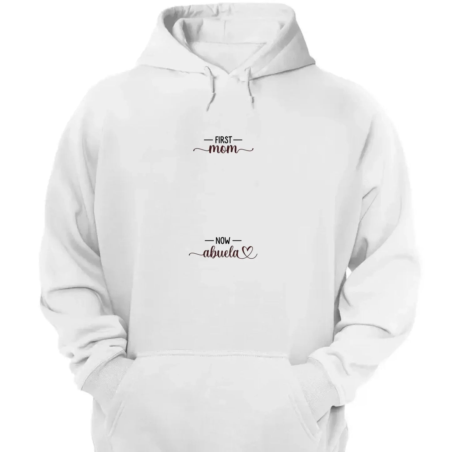 First Mom Now Grandma – Personalized Custom Shirt, Thoughtful Gift for Moms Turned Grandmas Ezcustomize