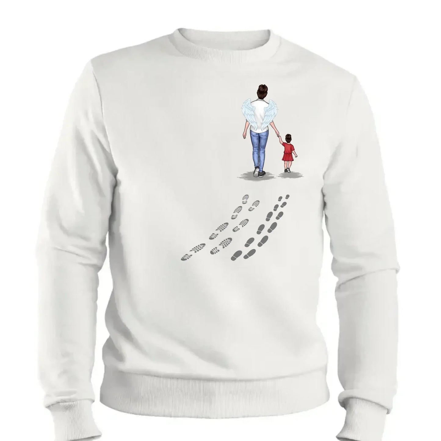 Following In Your Footsteps With Love – Personalized T-Shirt/Hoodie for Mom or Grandma, Custom Mother’s Day Gift from Family Ezcustomize