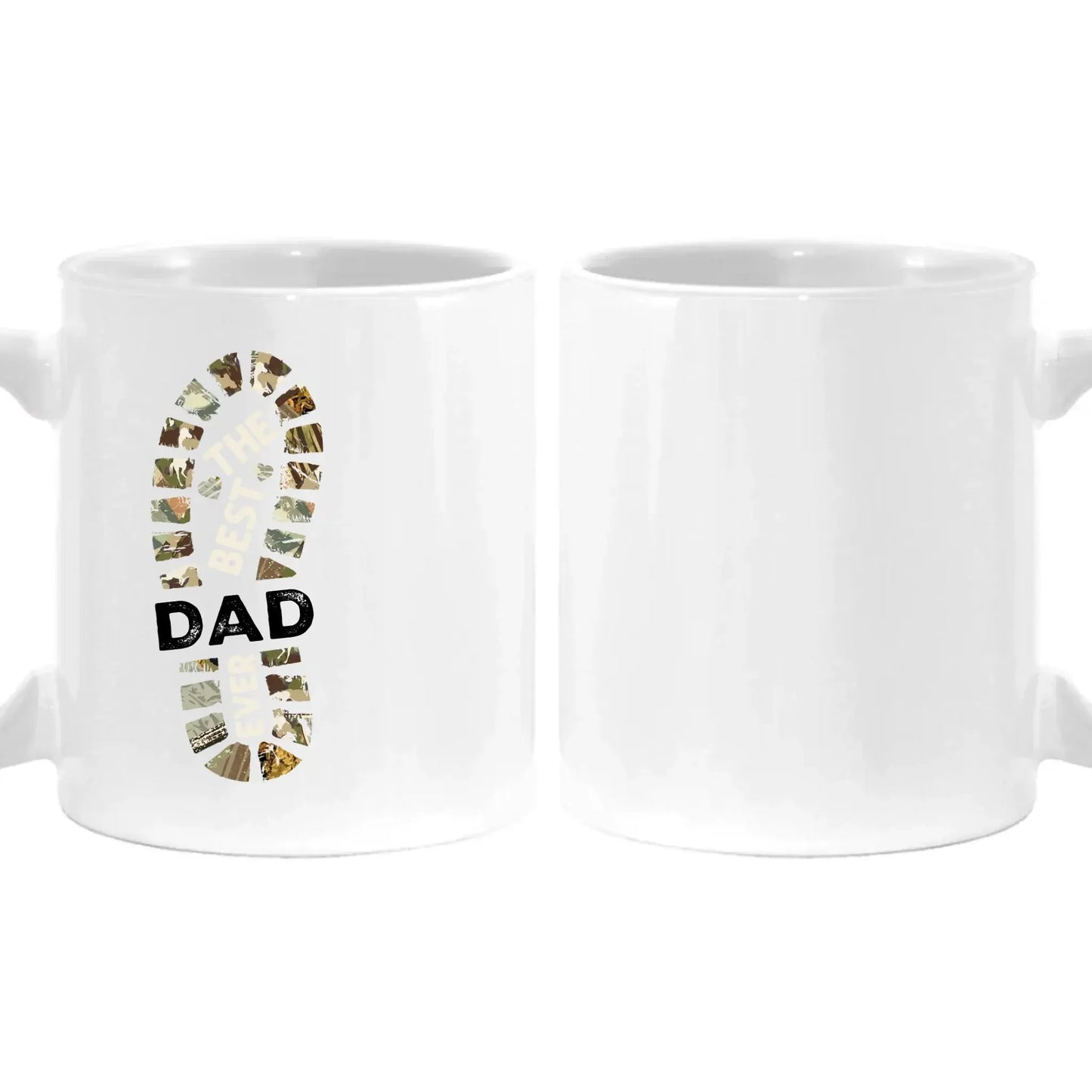 Funny Dad Footprint Mug – Personalized Gift from Kids with Names & Icons, “If We Had a Different Dad” Quote Ezcustomize