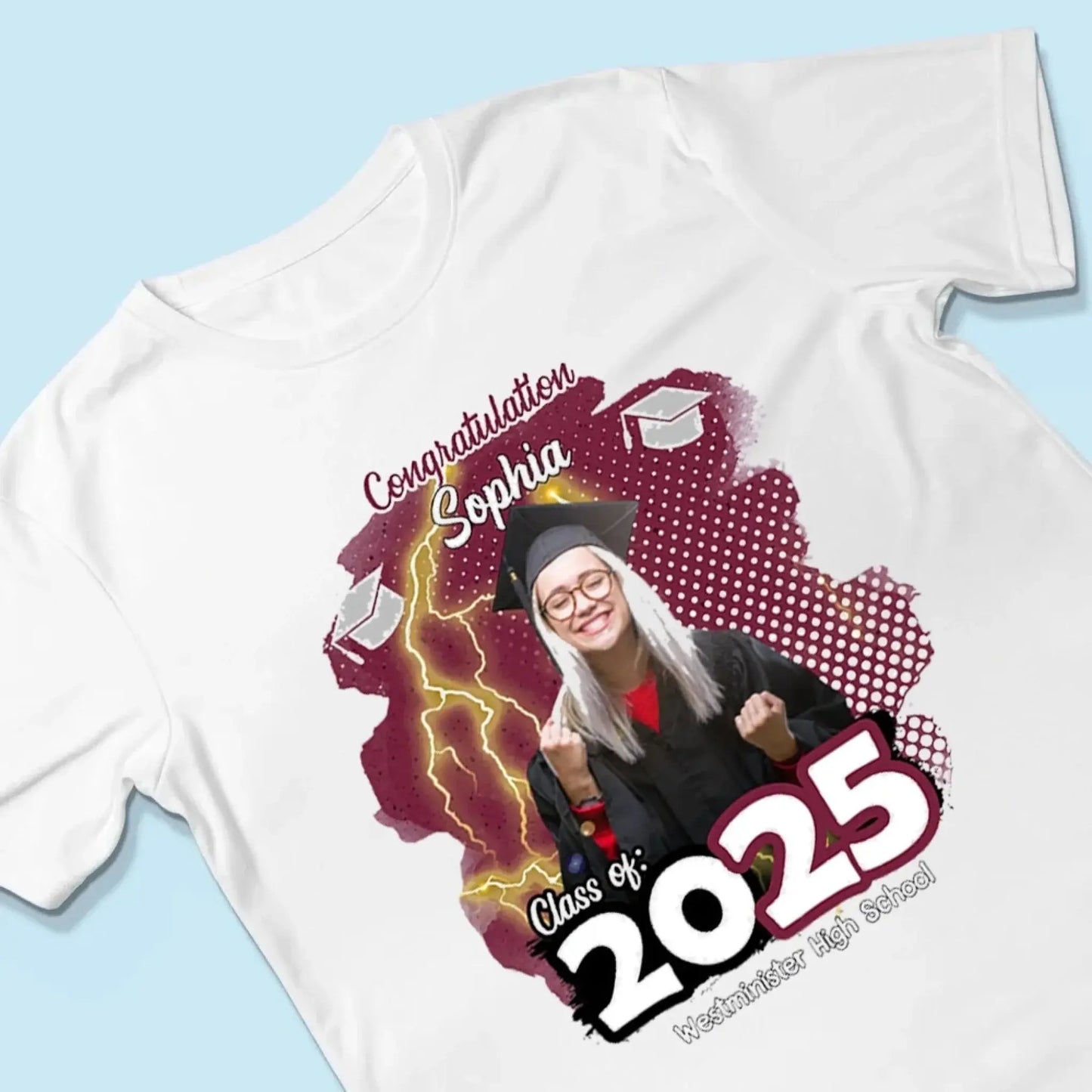 Graduation Family Shirt – Personalized T-Shirt – Custom Congratulations Gift for Your Graduate & Loved Ones Ezcustomize