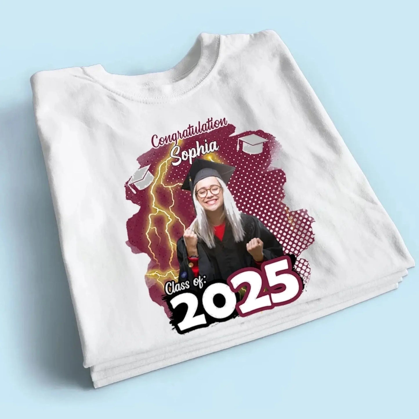 Graduation Family Shirt – Personalized T-Shirt – Custom Congratulations Gift for Your Graduate & Loved Ones Ezcustomize