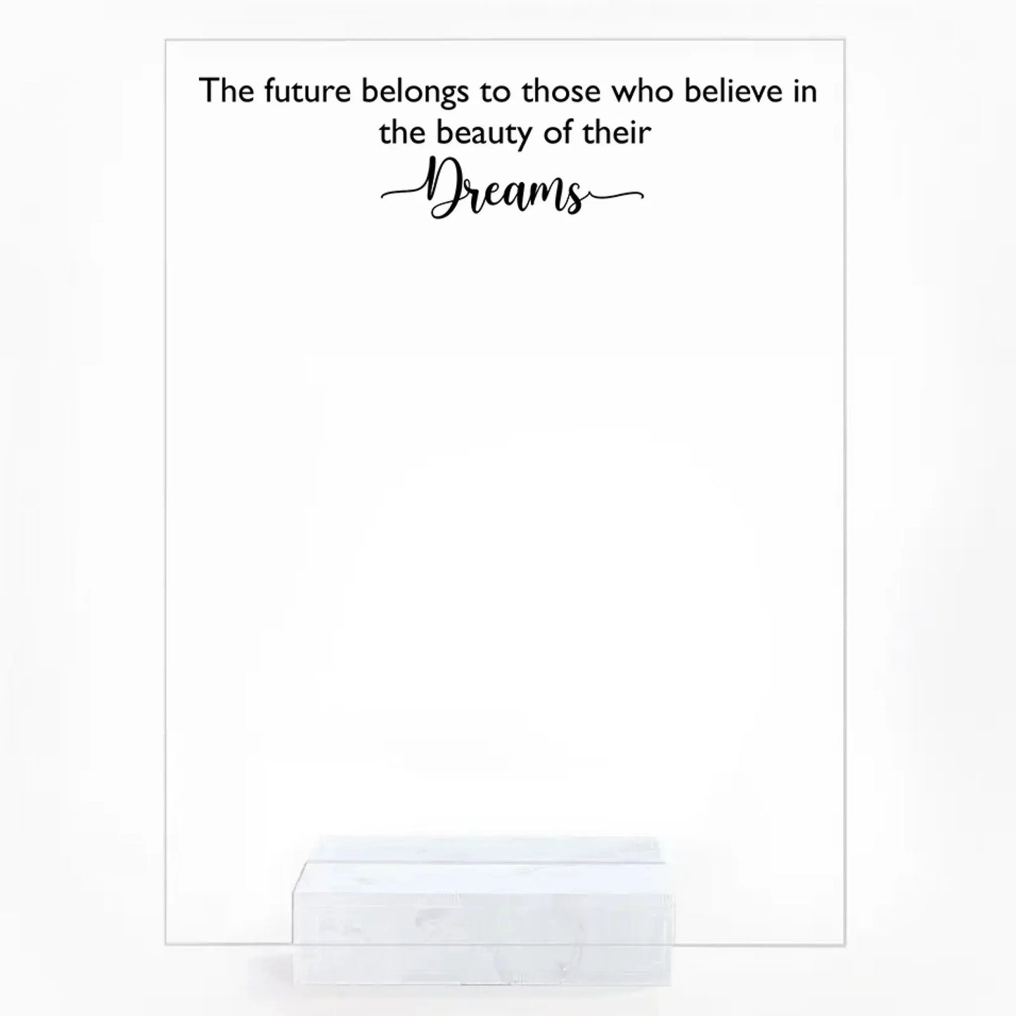 Graduation Gift - Personalized Acrylic LED Plaque with Motivational Quote Ezcustomize