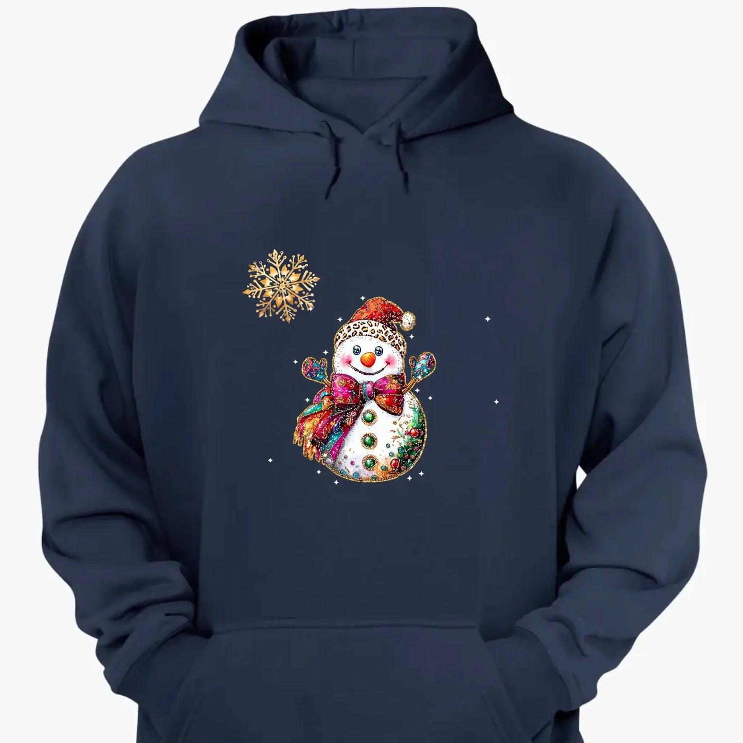 Grandma Christmas Snowman - Personalized Custom T Shirt - Christmas Gift for Grandma/Grandparent Ezcustomize