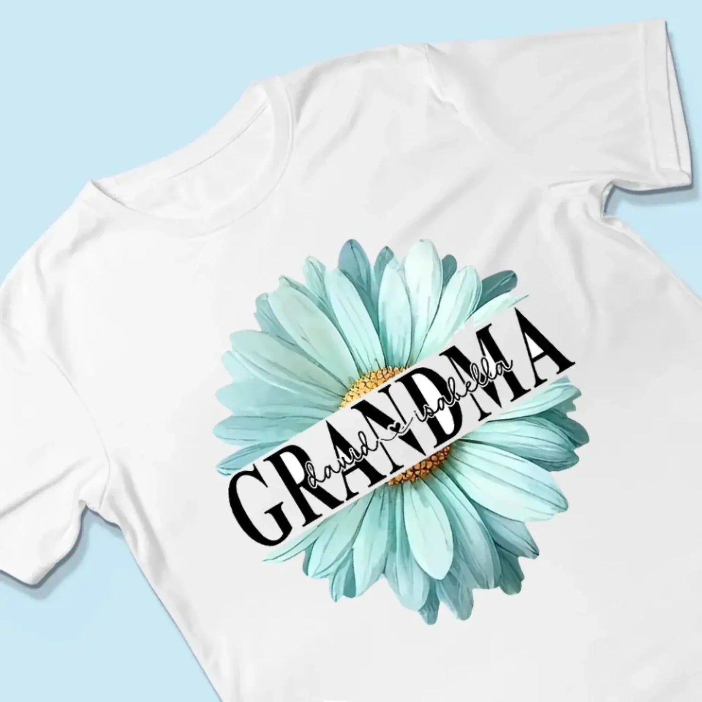 Grandma Daisy Flower Shirt – Personalized T-Shirt – Custom Mother’s Day Gift for Mom or Grandma from Kids Ezcustomize