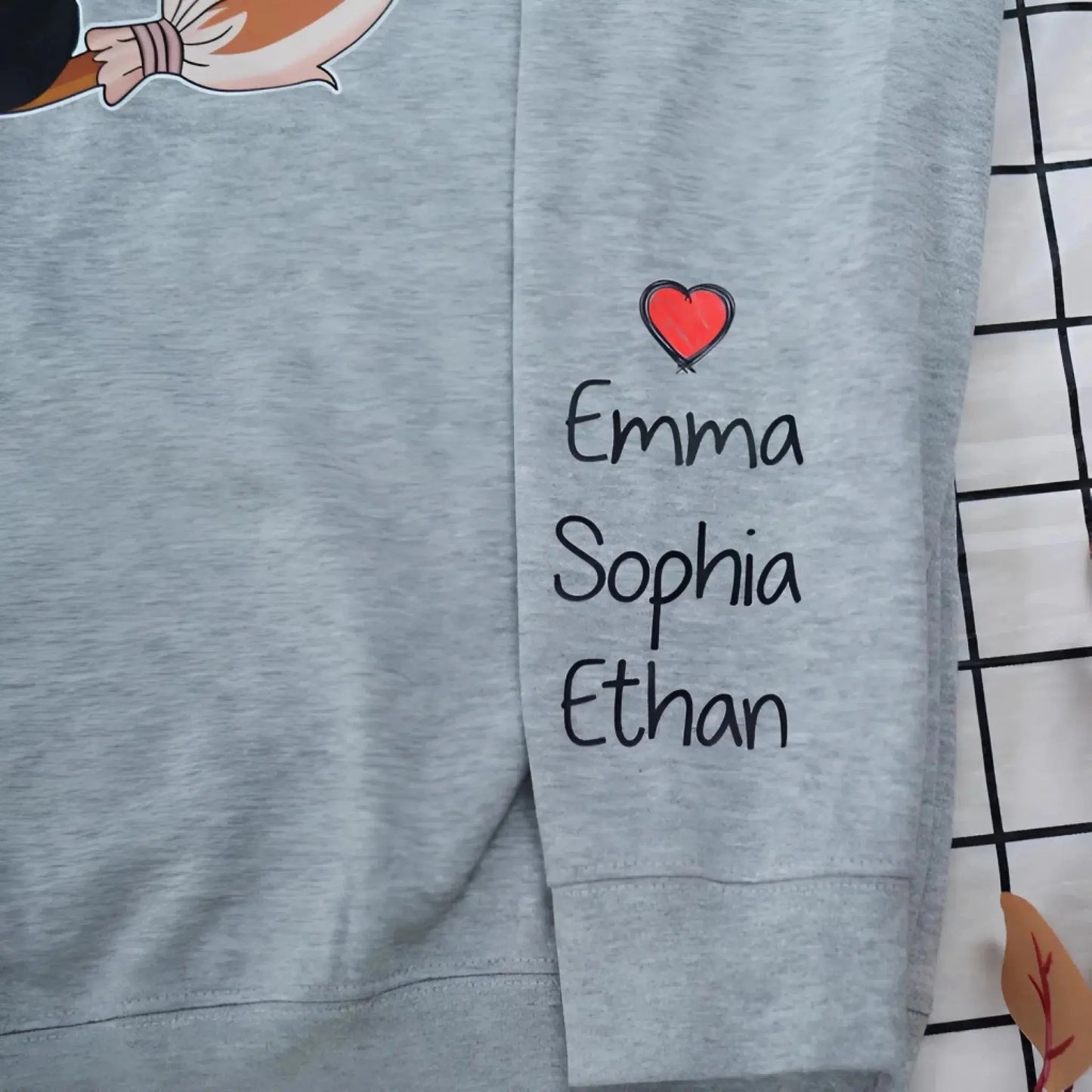 Grandma Life Witch Halloween Design – Personalized Sweatshirt with Kids’ Names – Fun Spooky Gift for Grandma, Nana or Mimi Ezcustomize