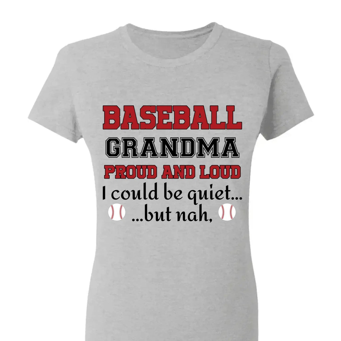 Grandma Proud And Loud - Personalized Custom T Shirt - Birthday, Loving, Funny Gift for Grandma/Nana/Mimi, Mom, Wife, Grandparent Ezcustomize